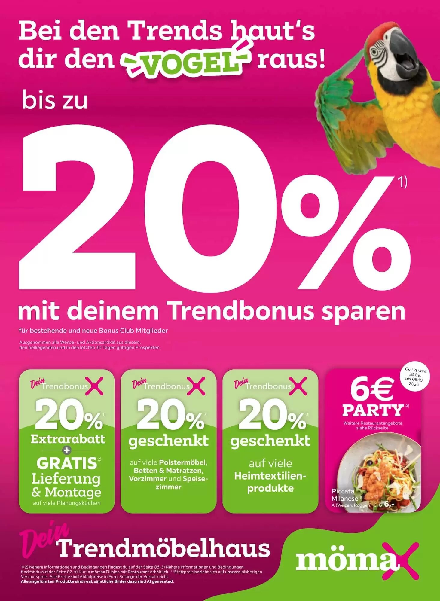 Mömax Prospekt (ab 28.09.2026) zum Blättern - Seite 1