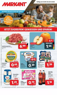 Markant Markt Prospekt (ab 28.09.2026) zum Blättern