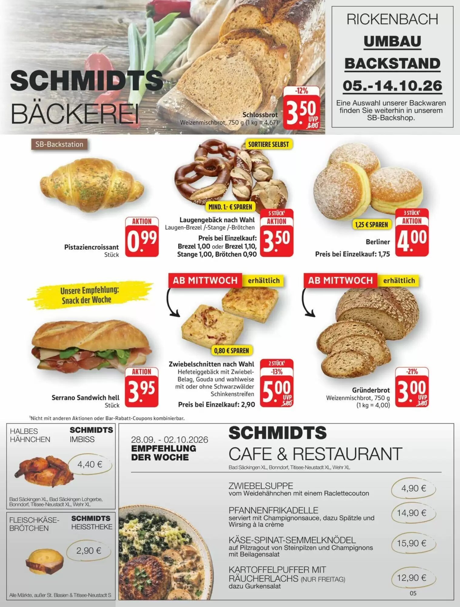Schmidt's Märkte Prospekt (ab 28.09.2026) zum Blättern - Seite 5