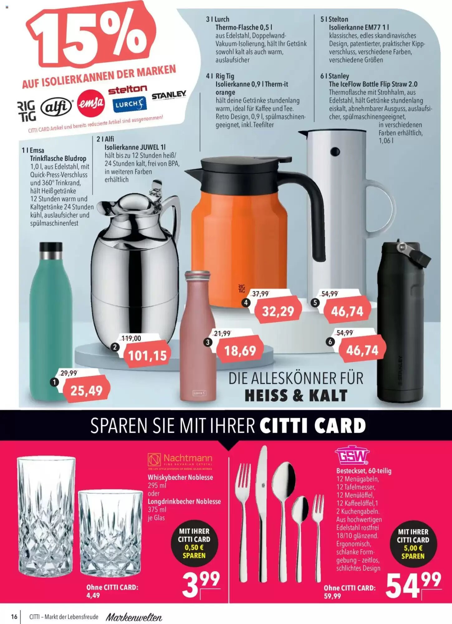 CITTI Markt Prospekt (ab 30.09.2026) zum Blättern - Seite 16
