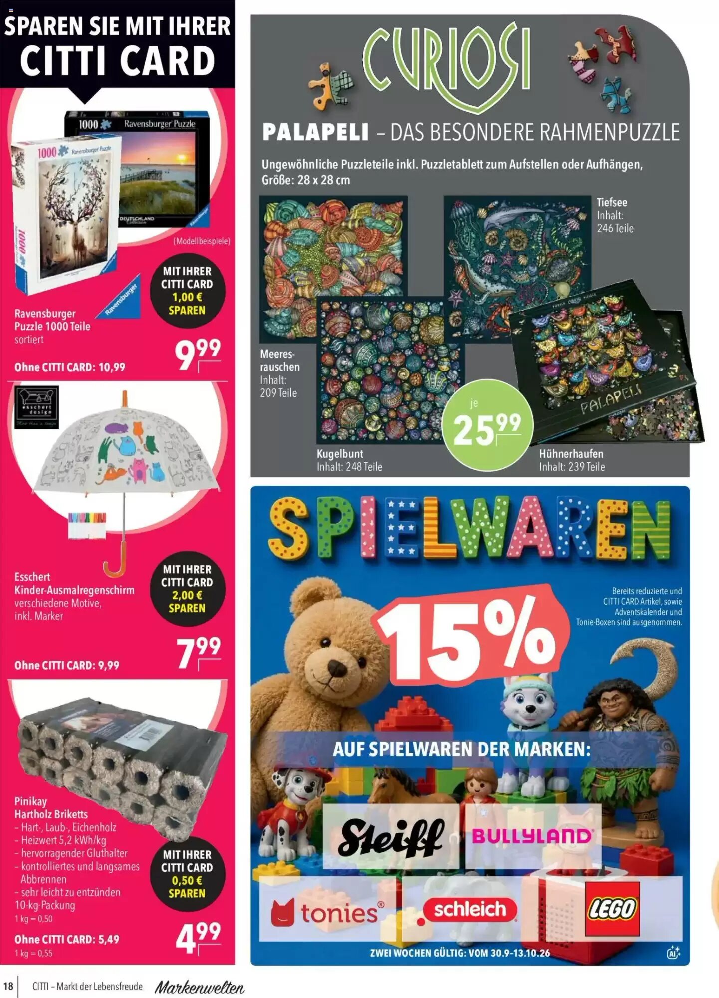 CITTI Markt Prospekt (ab 30.09.2026) zum Blättern - Seite 18