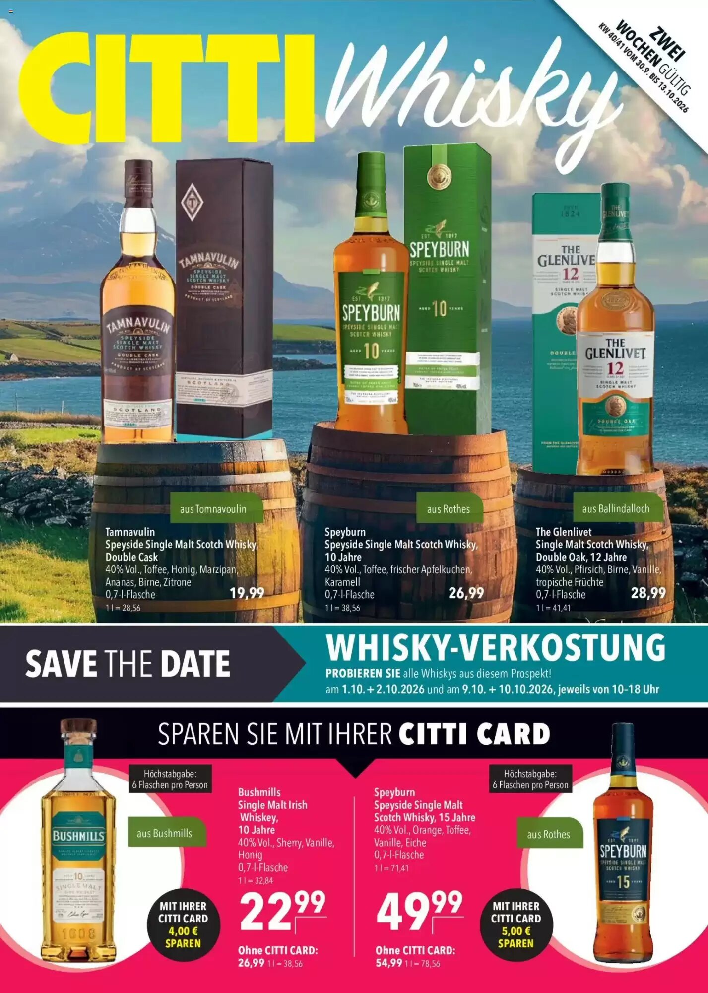 CITTI Markt Prospekt (ab 30.09.2026) zum Blättern - Seite 1