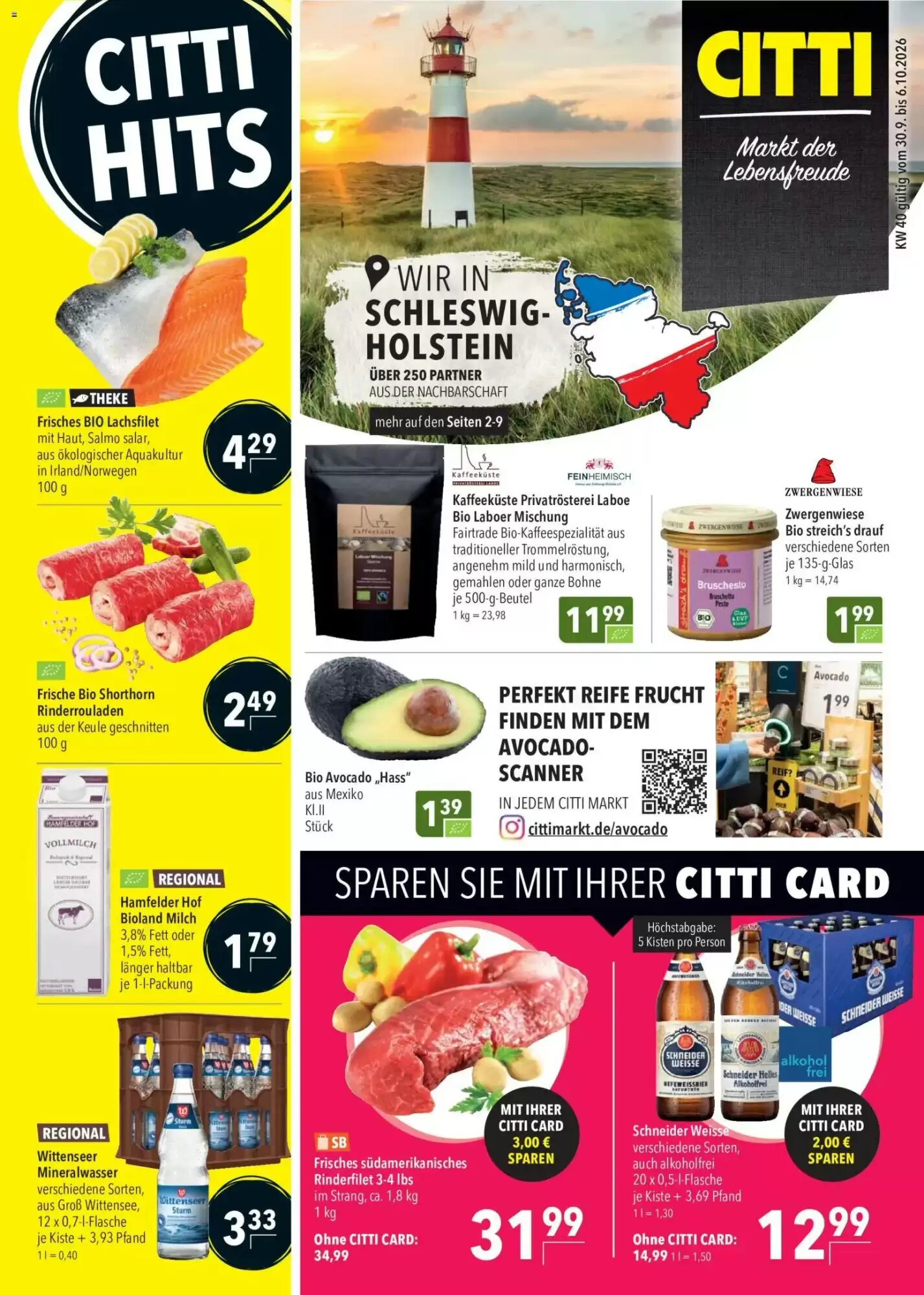 CITTI Markt Prospekt (ab 30.09.2026) zum Blättern - Seite 1