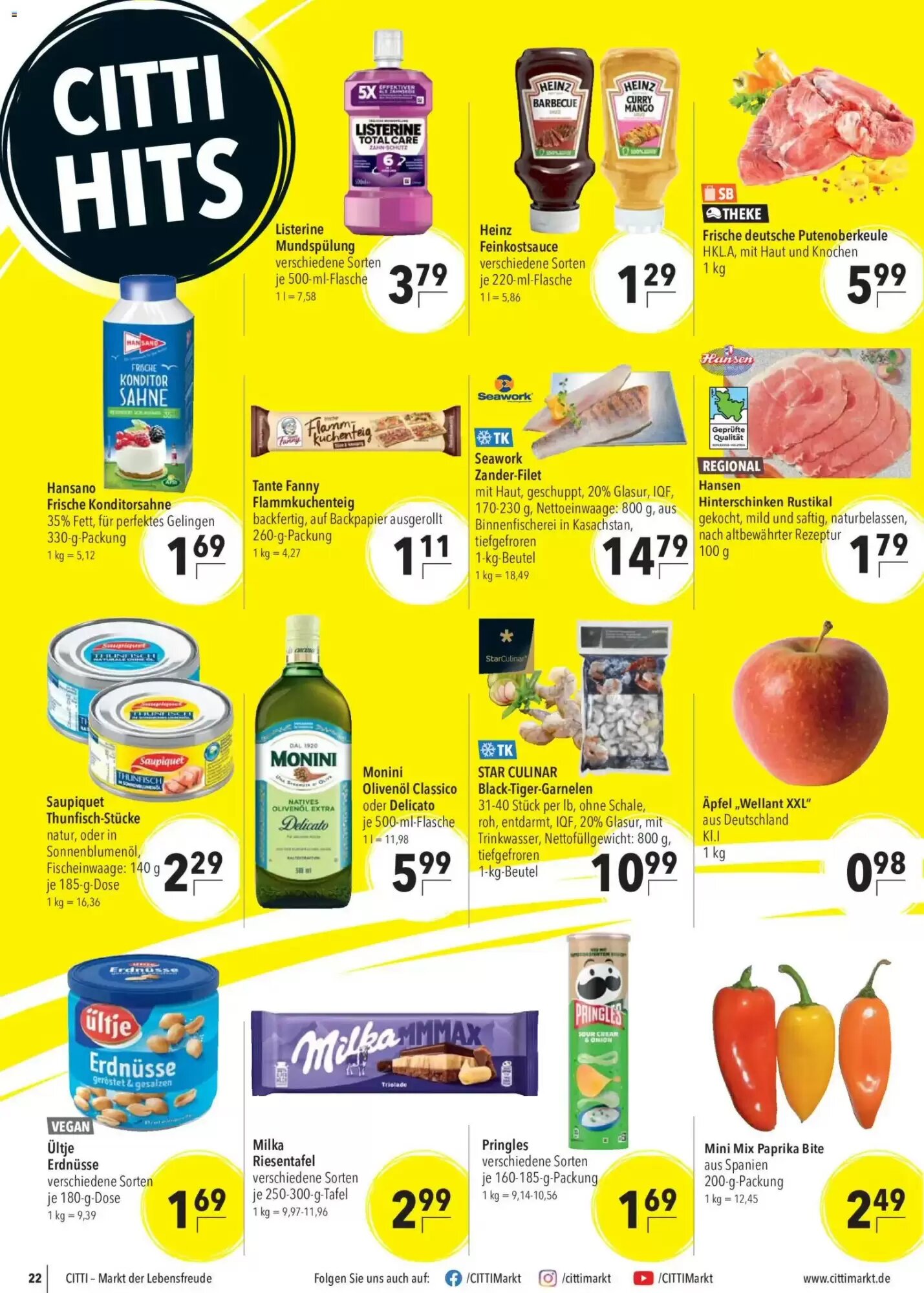 CITTI Markt Prospekt (ab 30.09.2026) zum Blättern - Seite 22