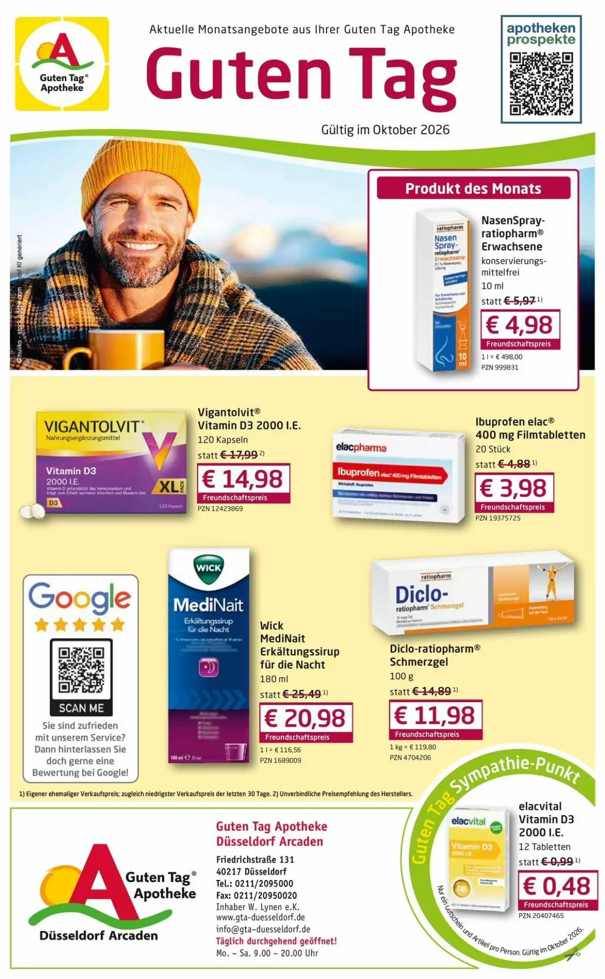 Guten Tag Apotheke Prospekt (ab 30.09.2026) zum Blättern - Seite 1