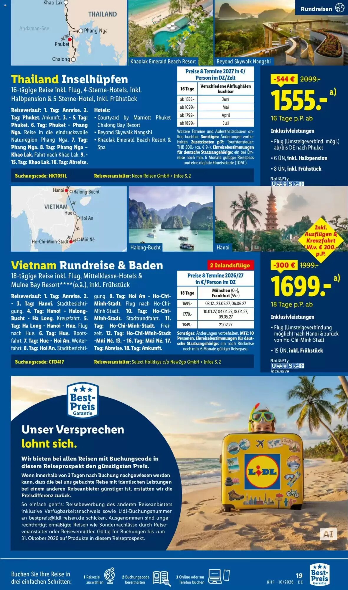 Lidl Reisen Prospekt (ab 30.09.2026) zum Blättern - Seite 19