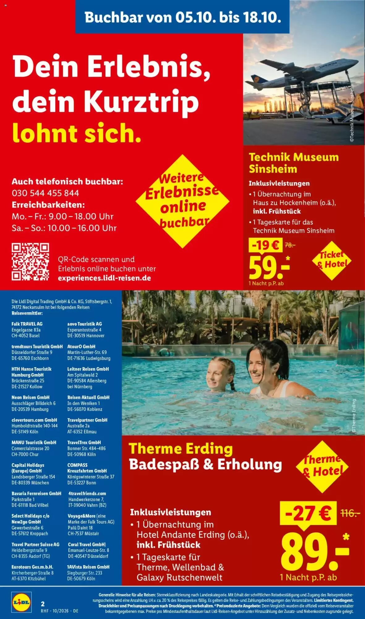 Lidl Reisen Prospekt (ab 30.09.2026) zum Blättern - Seite 2