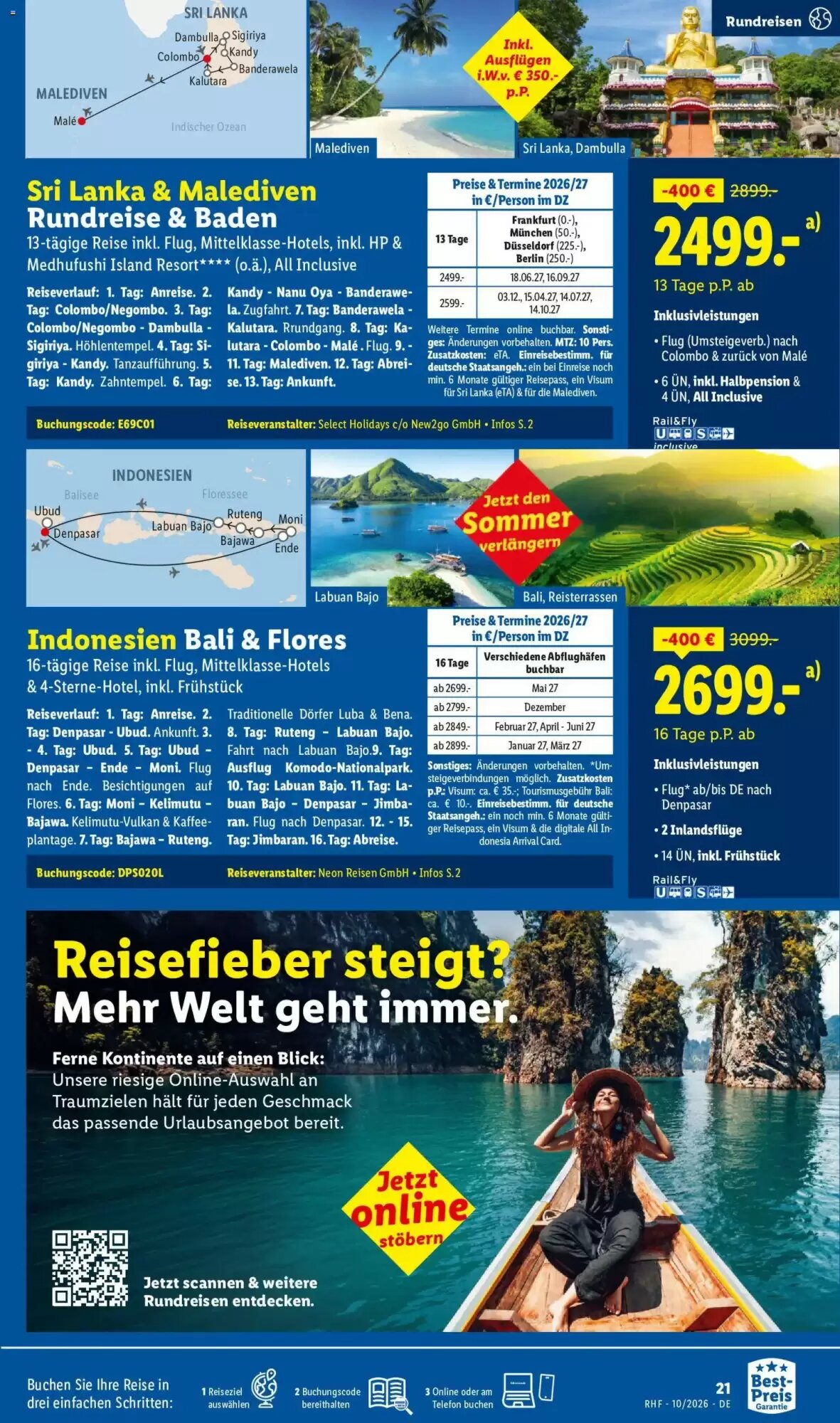 Lidl Reisen Prospekt (ab 30.09.2026) zum Blättern - Seite 21