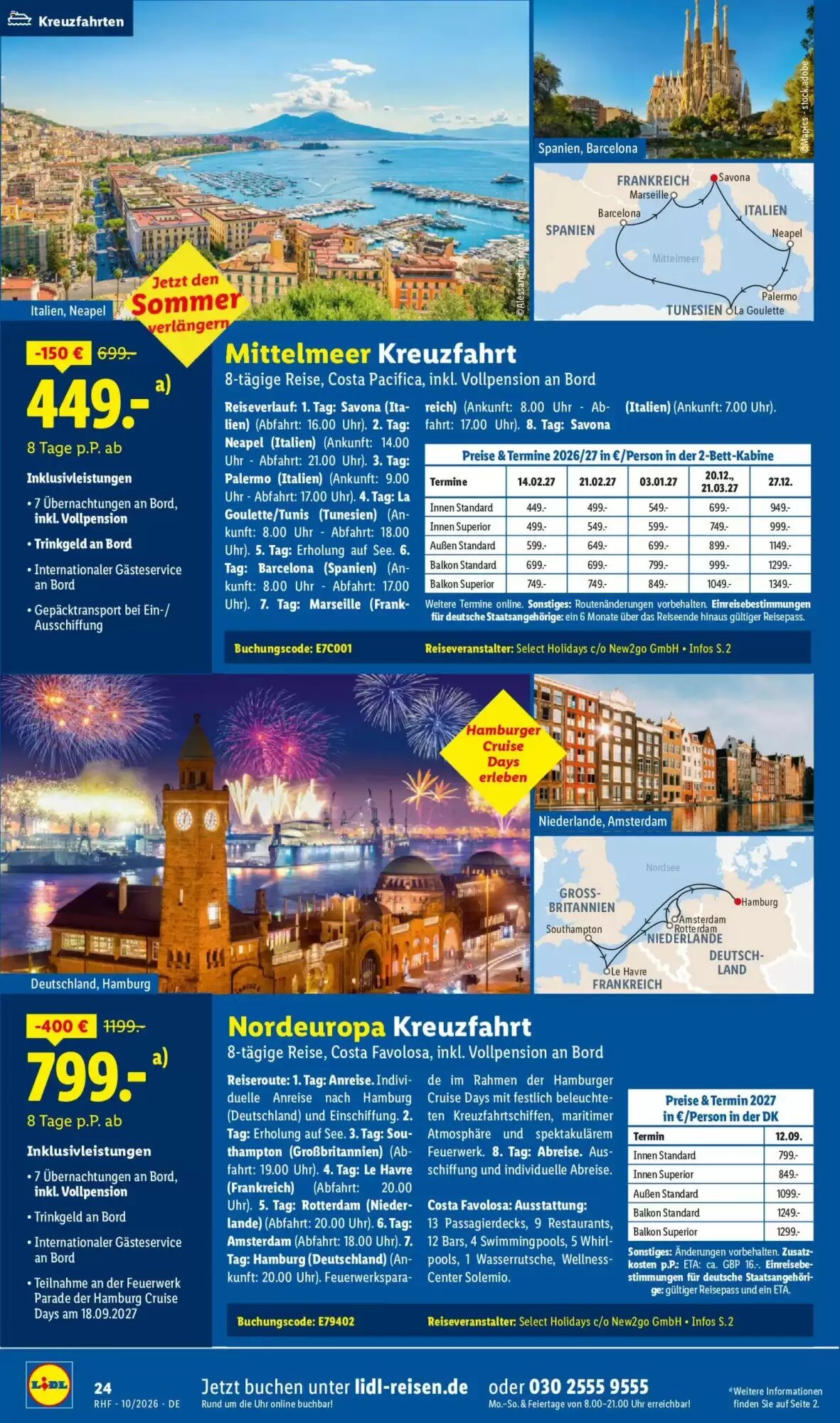 Lidl Reisen Prospekt (ab 30.09.2026) zum Blättern - Seite 24