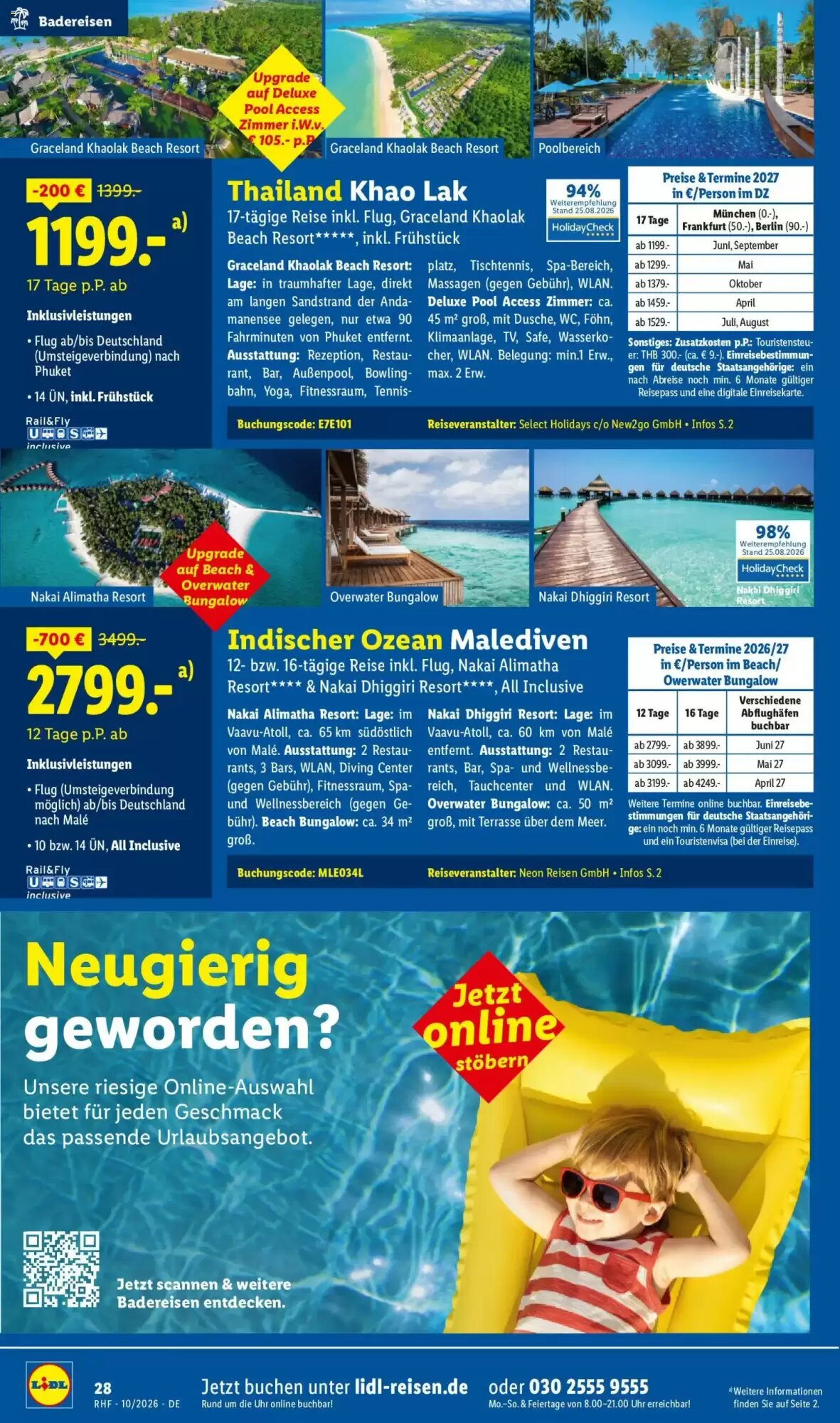 Lidl Reisen Prospekt (ab 30.09.2026) zum Blättern - Seite 28