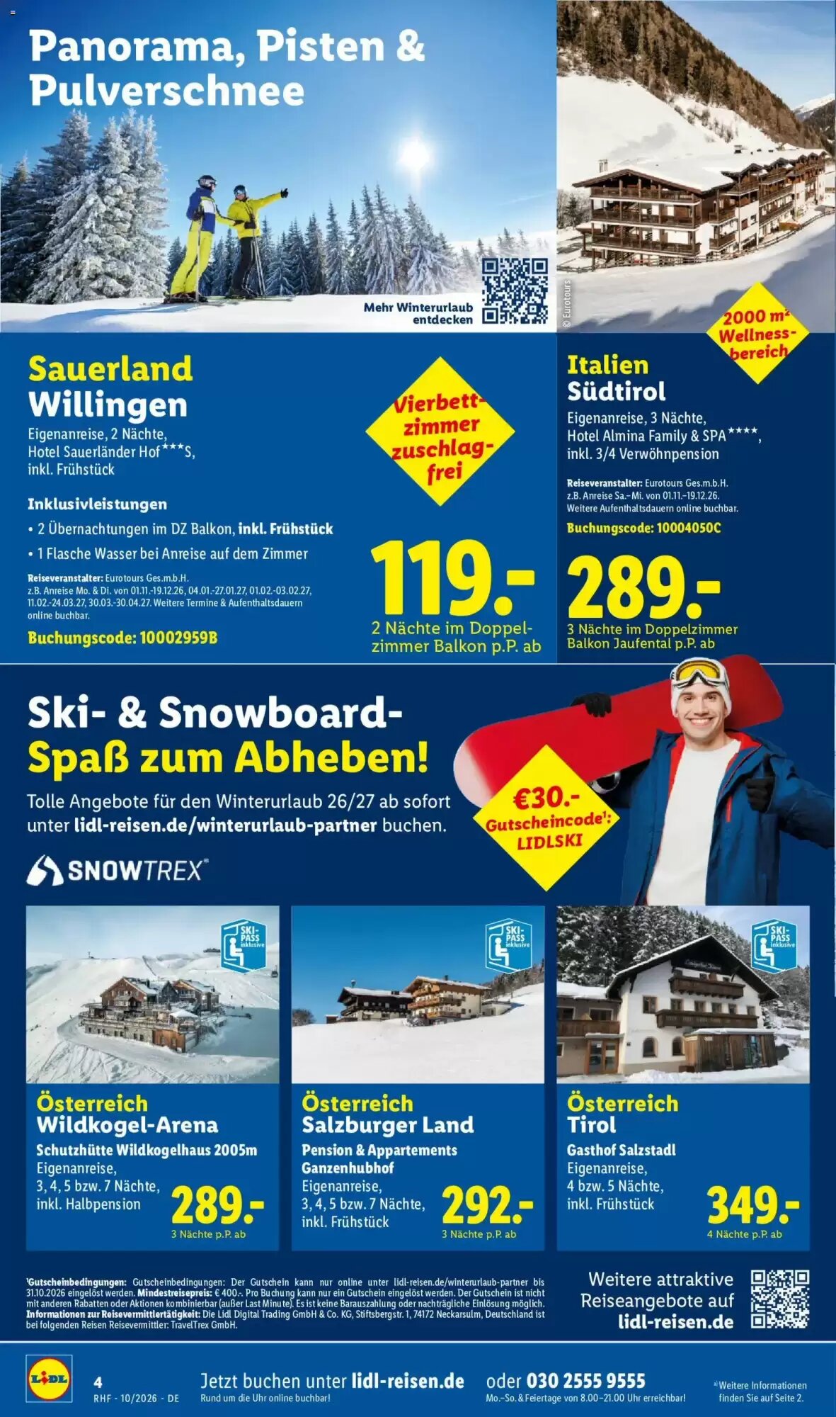 Lidl Reisen Prospekt (ab 30.09.2026) zum Blättern - Seite 4
