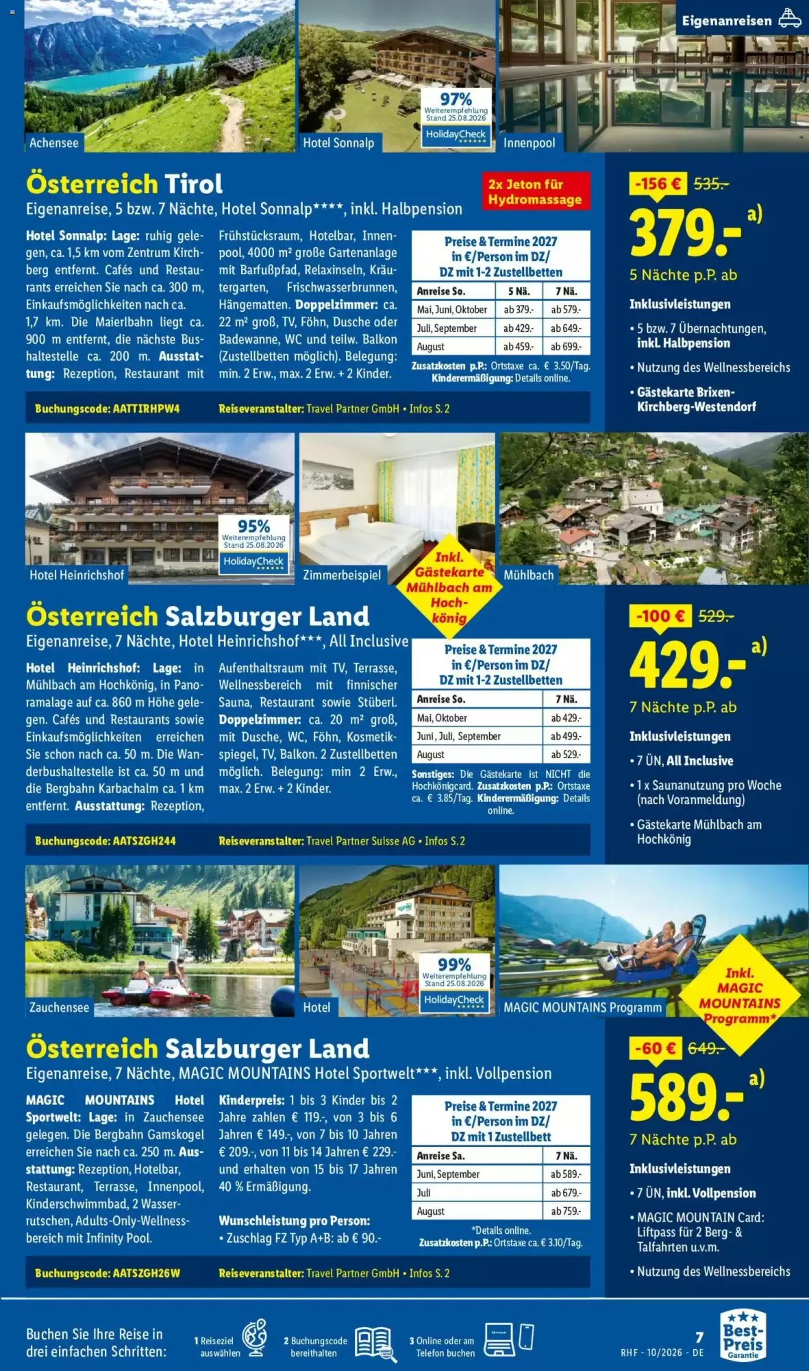 Lidl Reisen Prospekt (ab 30.09.2026) zum Blättern - Seite 7