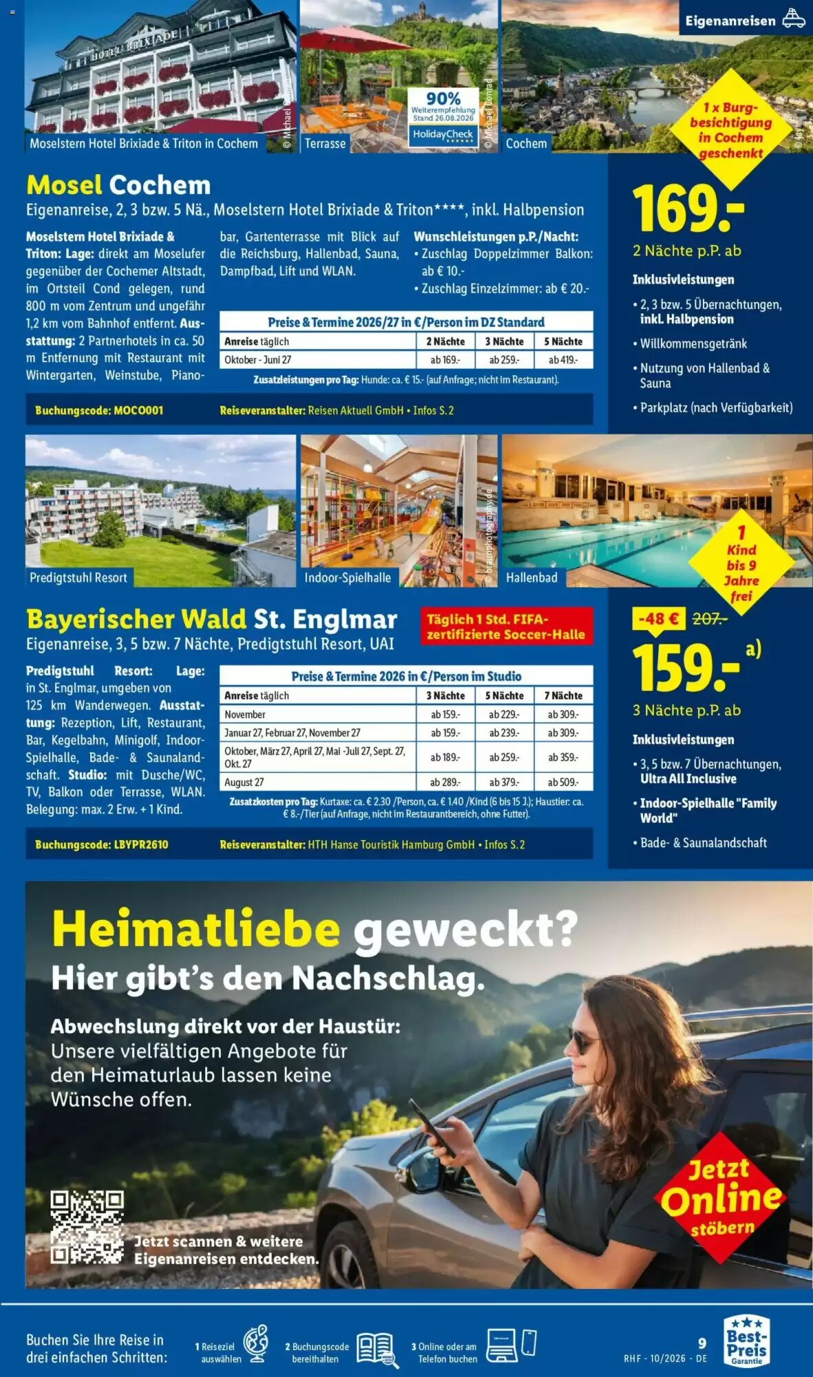 Lidl Reisen Prospekt (ab 30.09.2026) zum Blättern - Seite 9