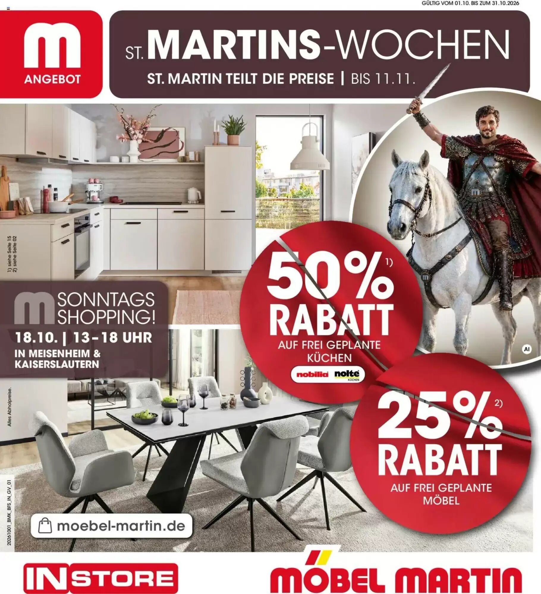 Möbel Martin Prospekt (ab 01.10.2026) zum Blättern - Seite 1