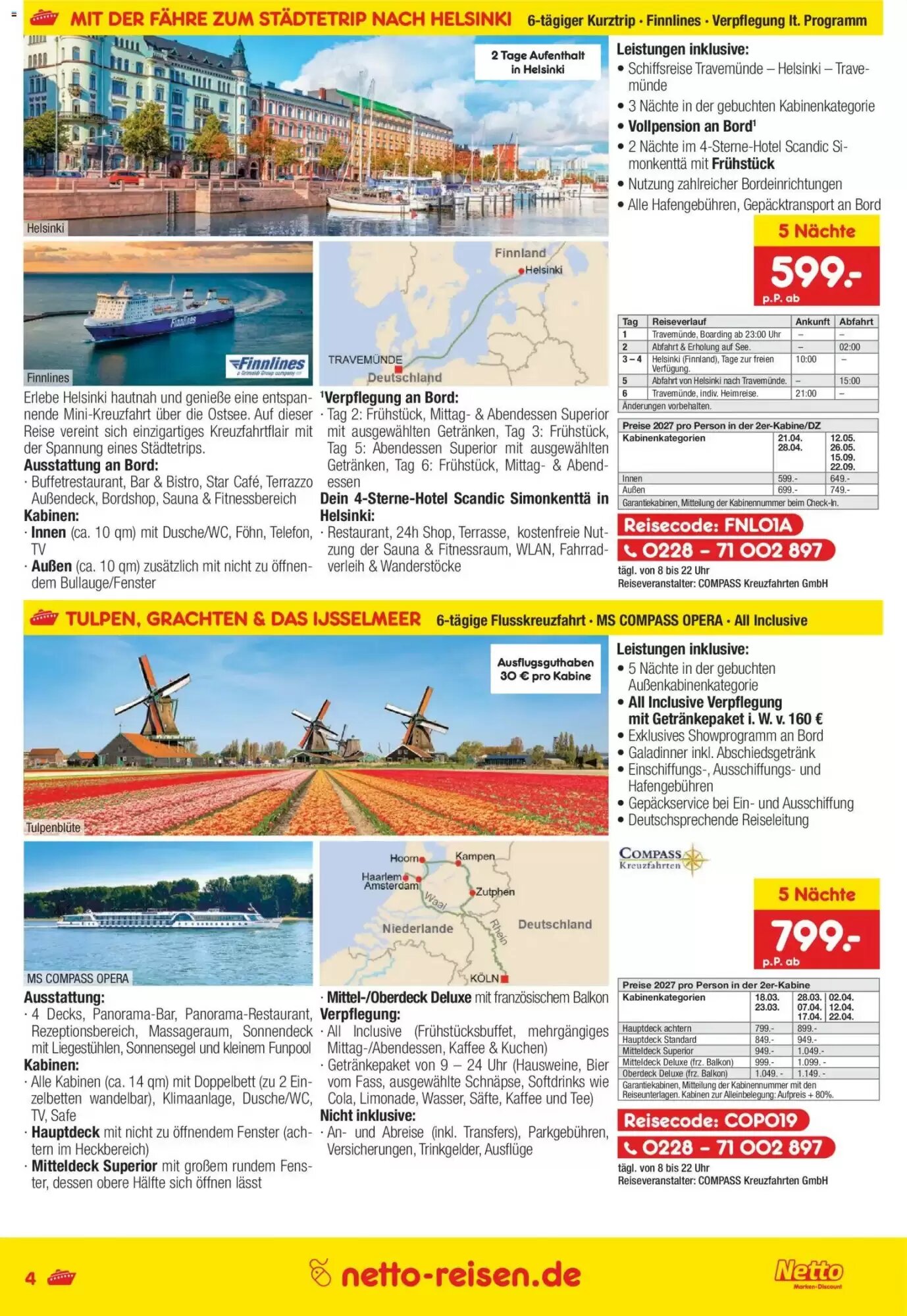 Netto Reisen Prospekt (ab 01.10.2026) zum Blättern - Seite 4