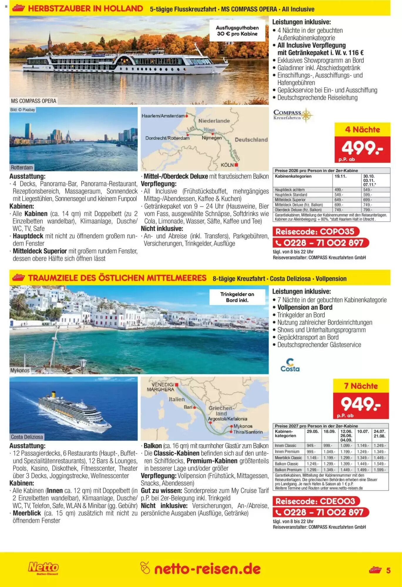 Netto Reisen Prospekt (ab 01.10.2026) zum Blättern - Seite 5