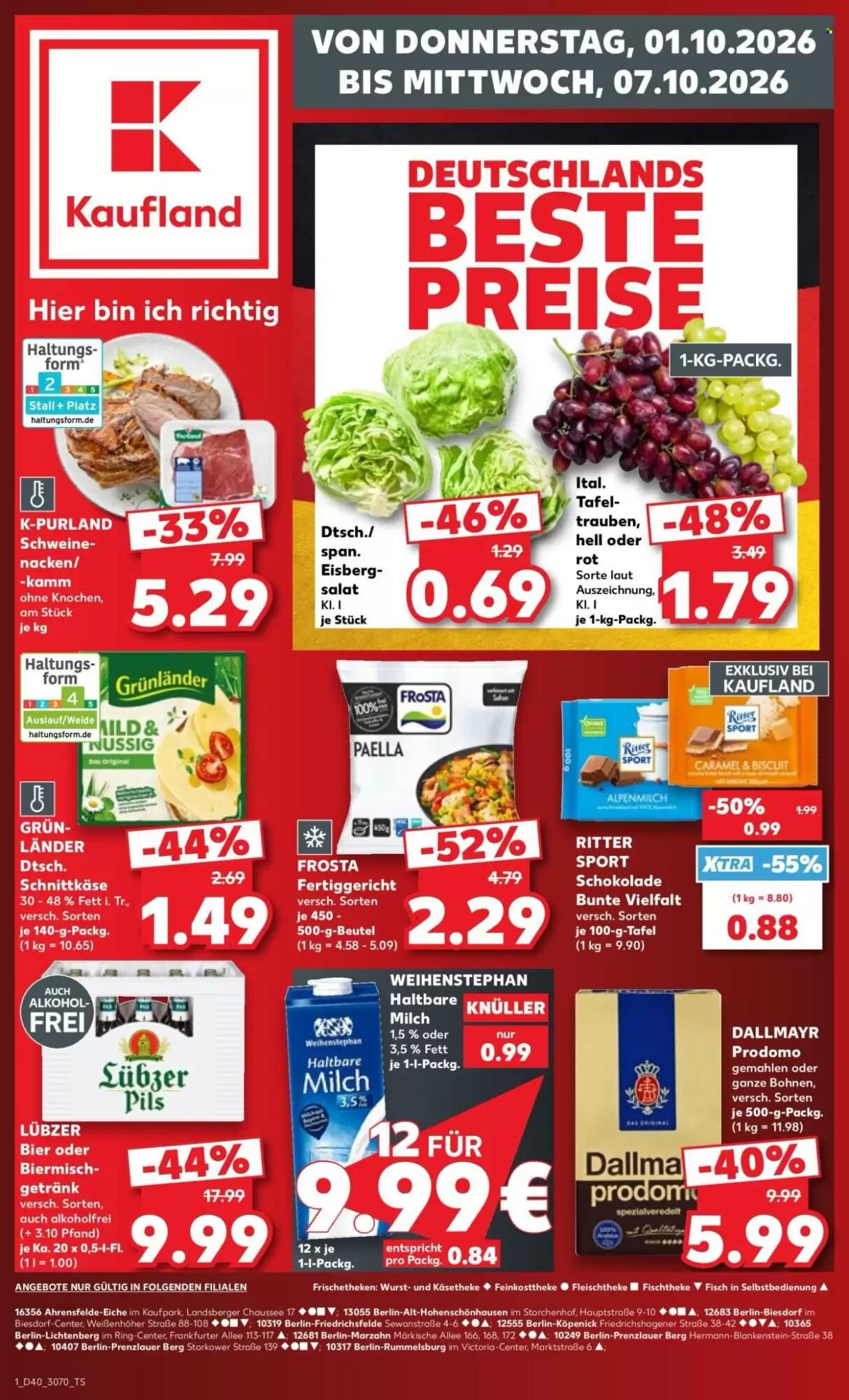 Kaufland Prospekt (ab 01.10.2026) zum Blättern - Seite 1