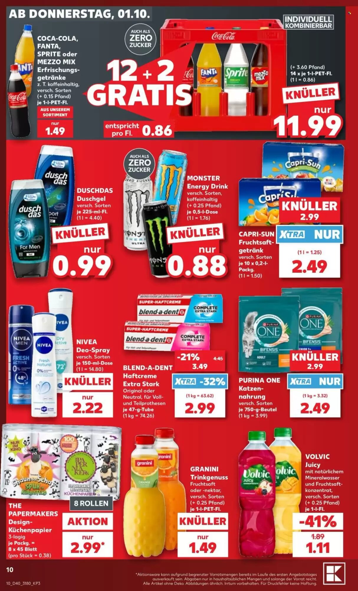 Kaufland Prospekt (ab 01.10.2026) zum Blättern - Seite 10