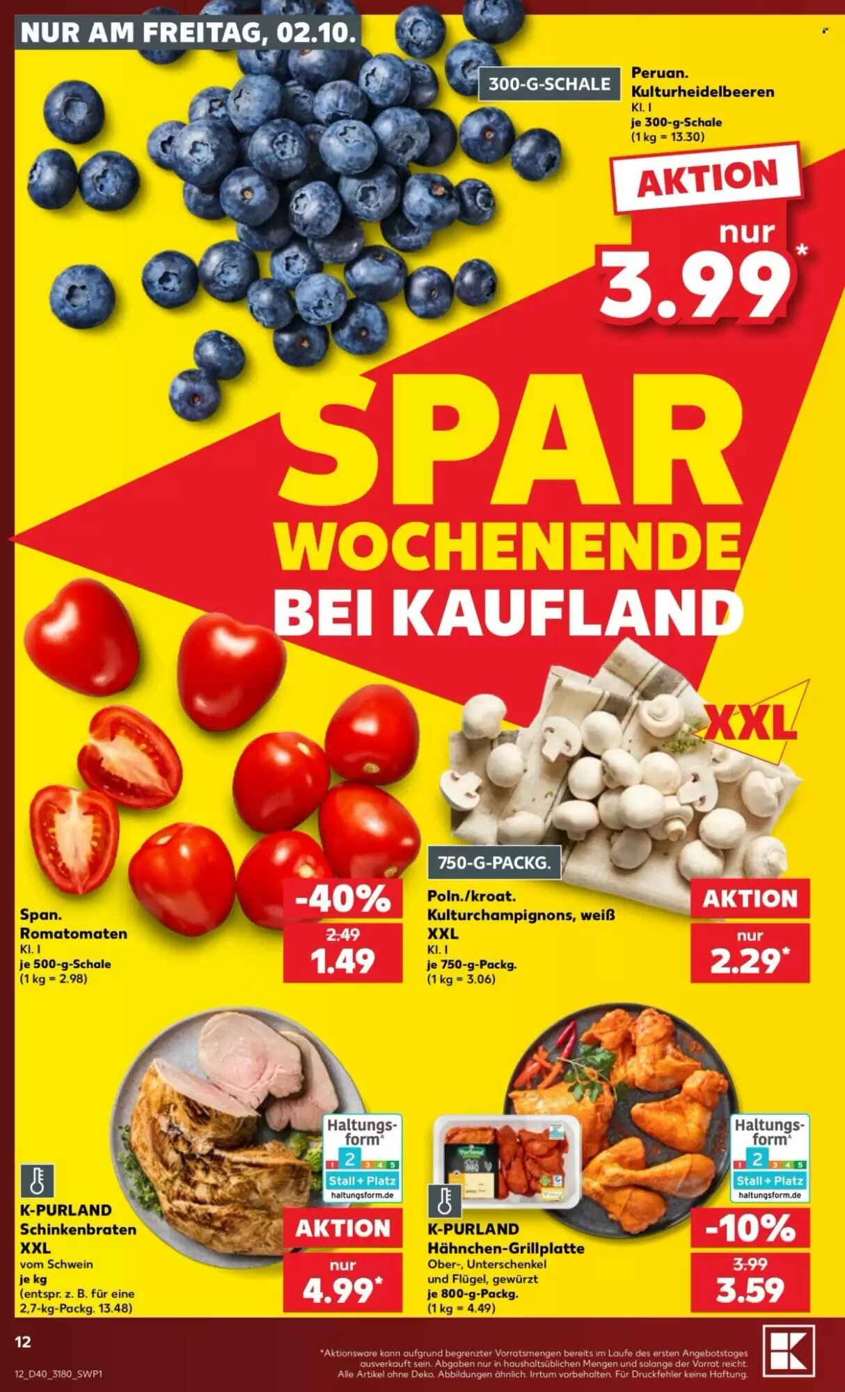 Kaufland Prospekt (ab 01.10.2026) zum Blättern - Seite 12