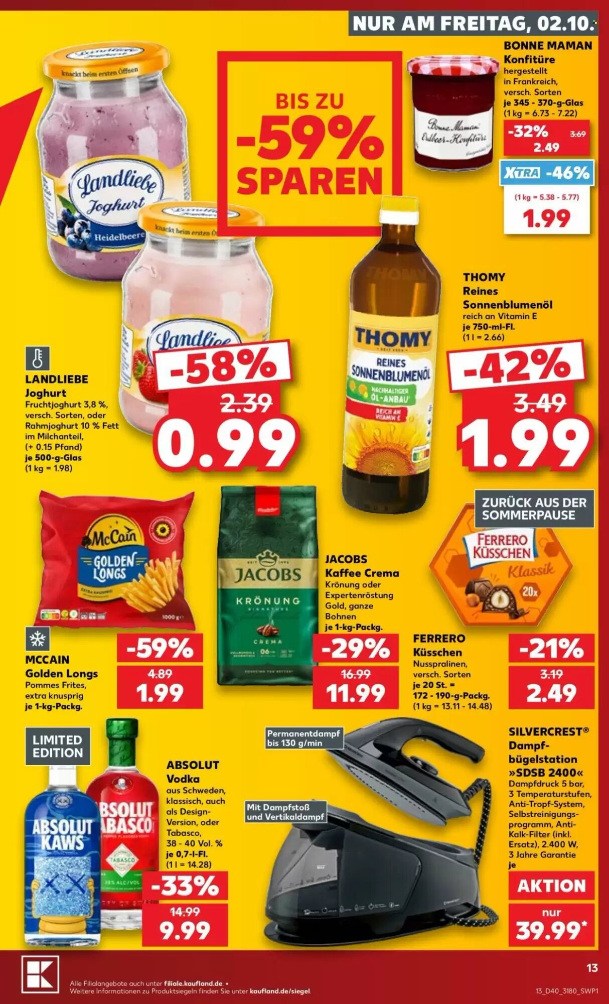 Kaufland Prospekt (ab 01.10.2026) zum Blättern - Seite 13