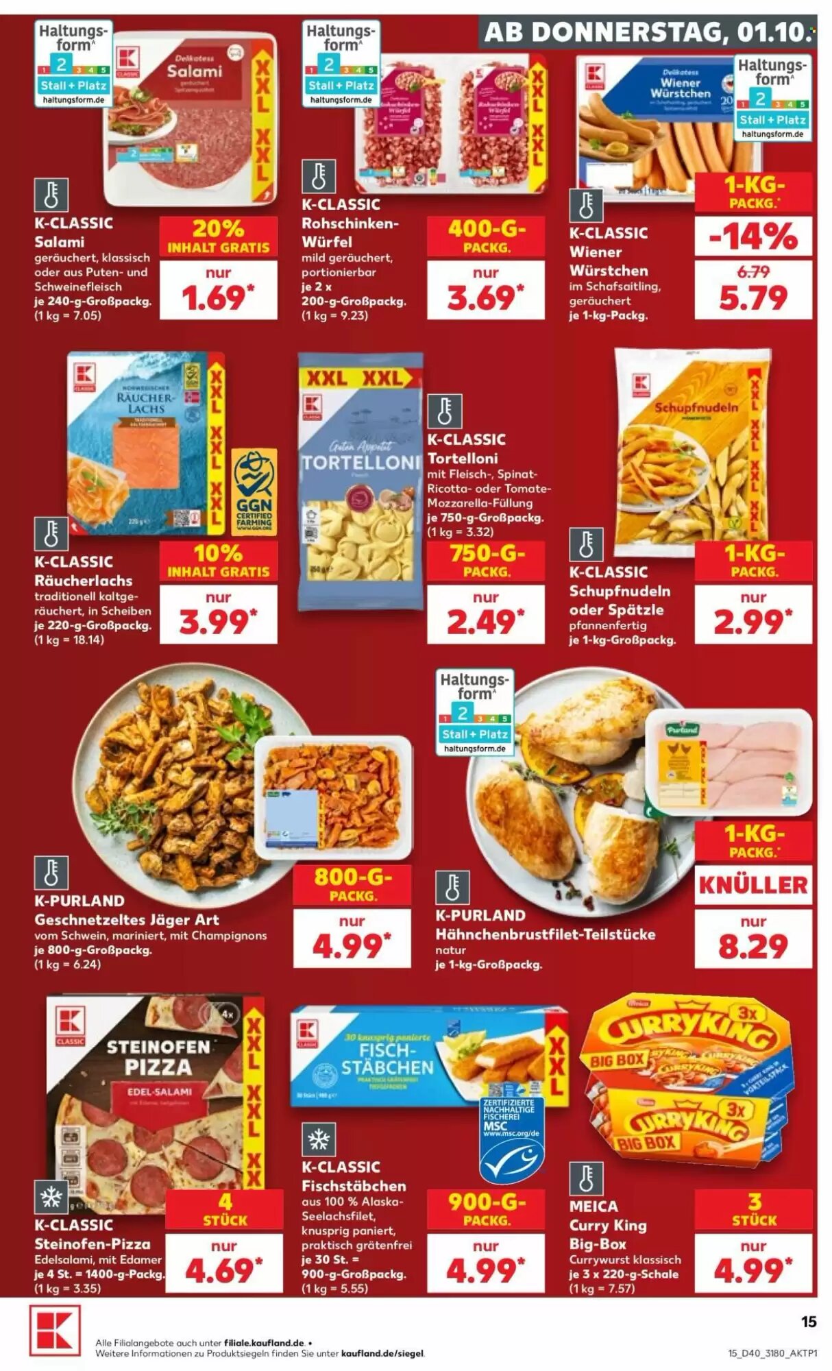 Kaufland Prospekt (ab 01.10.2026) zum Blättern - Seite 15