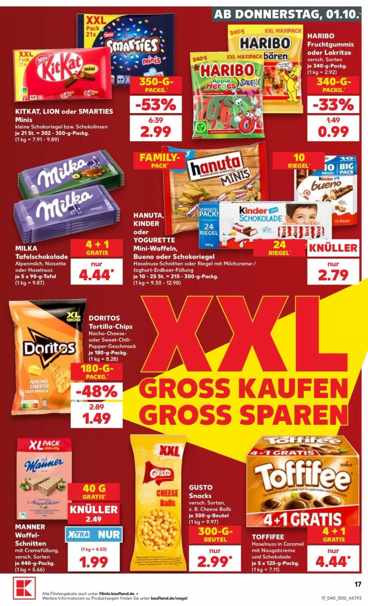 Kaufland Prospekt (ab 01.10.2026) zum Blättern - Seite 17