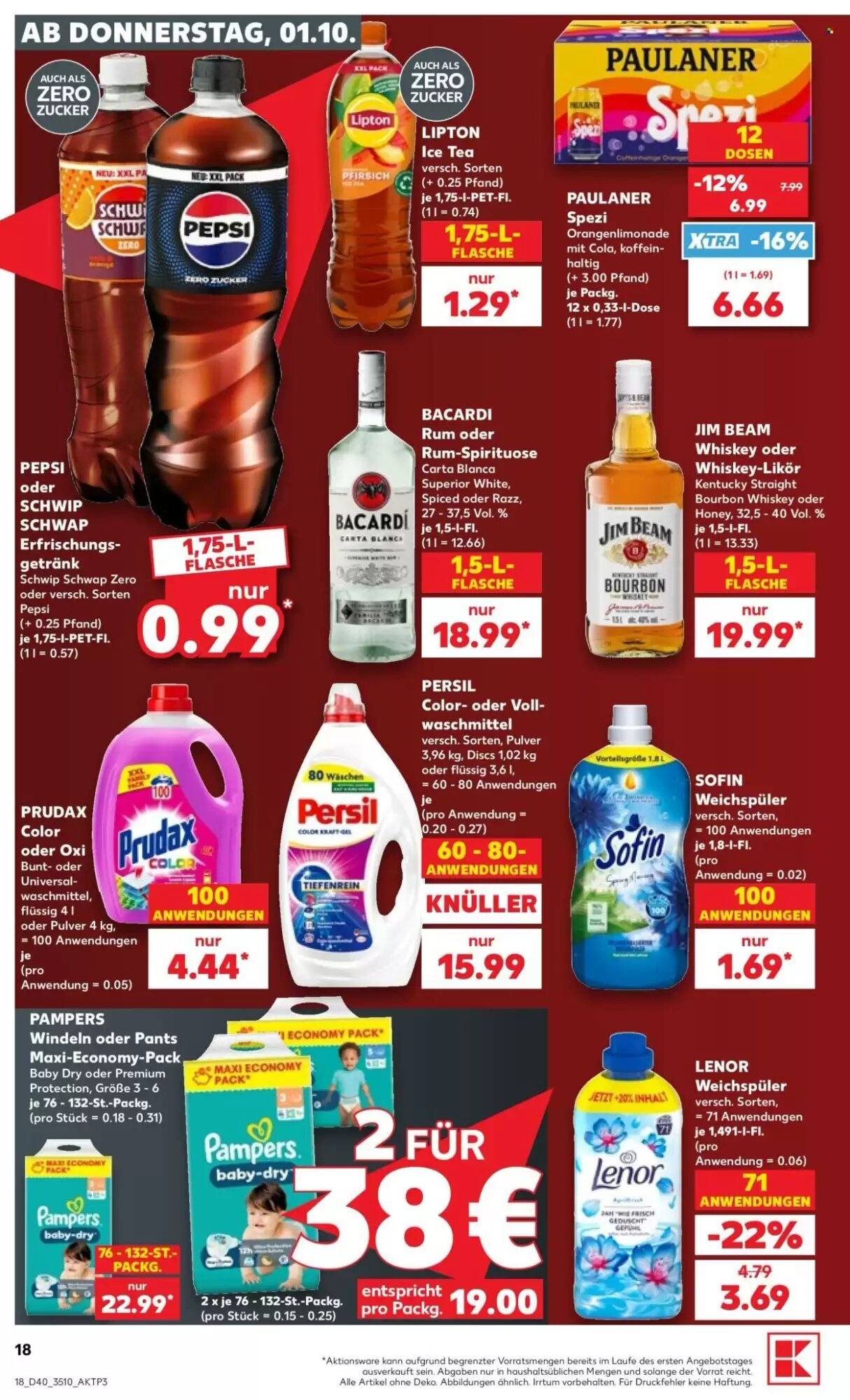 Kaufland Prospekt (ab 01.10.2026) zum Blättern - Seite 18