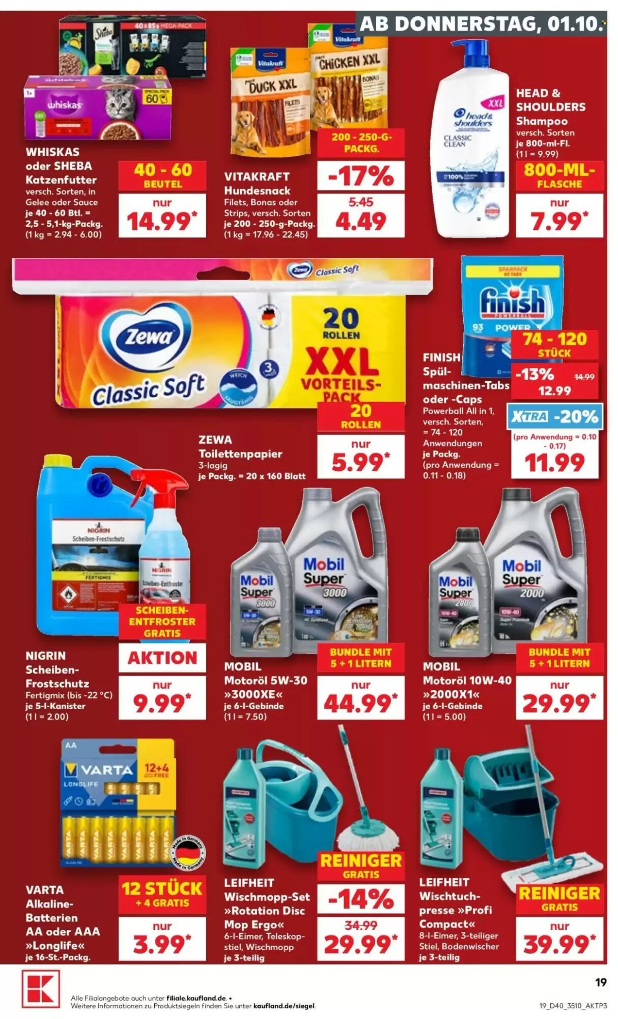 Kaufland Prospekt (ab 01.10.2026) zum Blättern - Seite 19