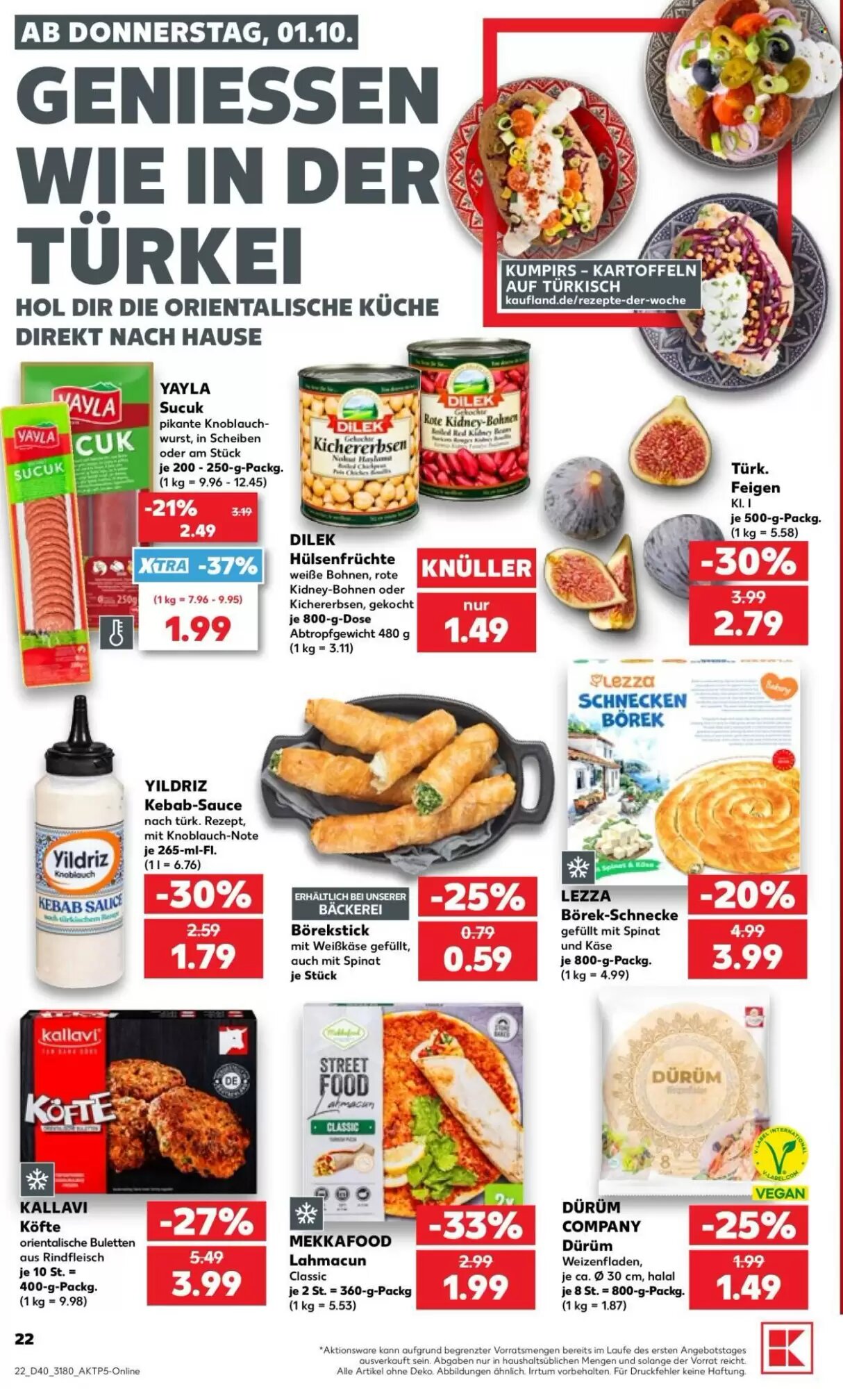 Kaufland Prospekt (ab 01.10.2026) zum Blättern - Seite 22