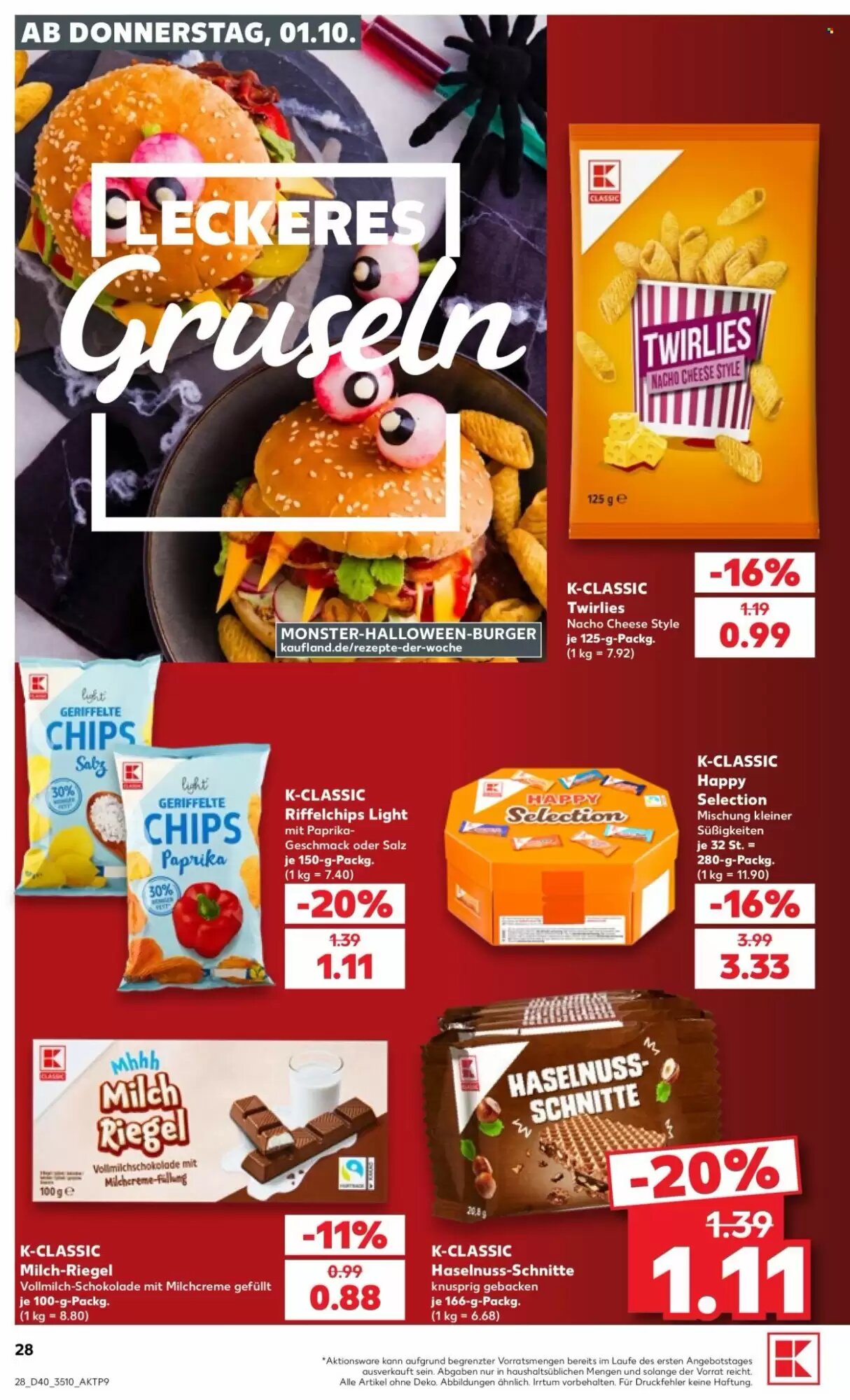 Kaufland Prospekt (ab 01.10.2026) zum Blättern - Seite 28