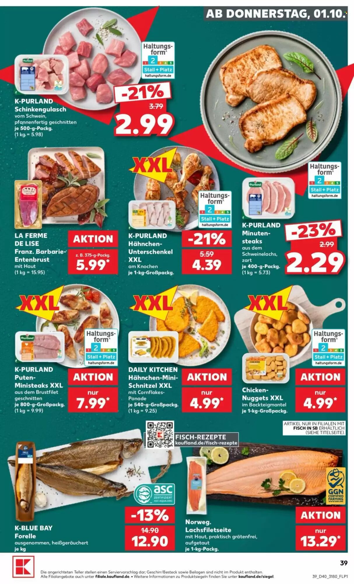 Kaufland Prospekt (ab 01.10.2026) zum Blättern - Seite 39