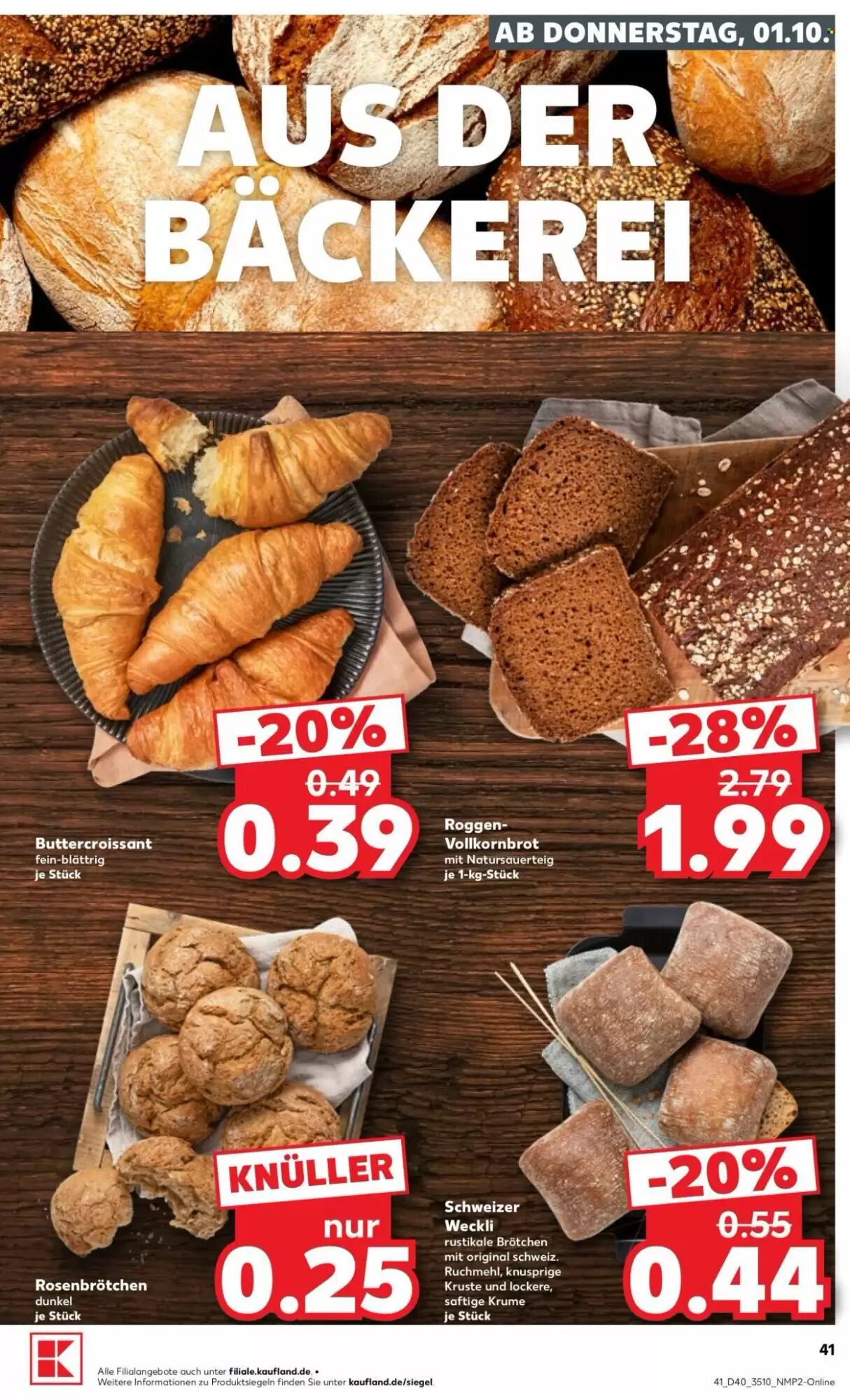 Kaufland Prospekt (ab 01.10.2026) zum Blättern - Seite 41