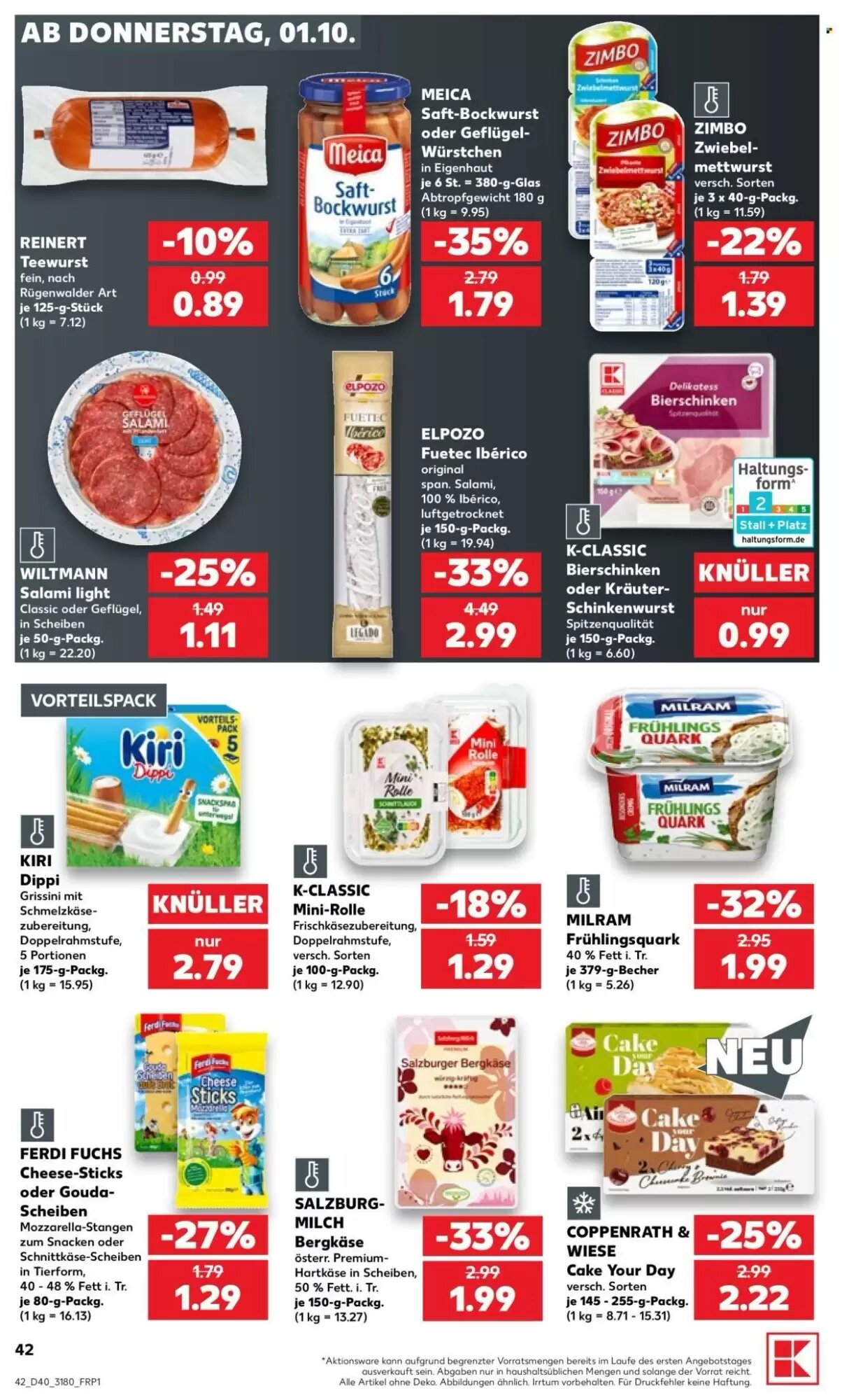 Kaufland Prospekt (ab 01.10.2026) zum Blättern - Seite 42