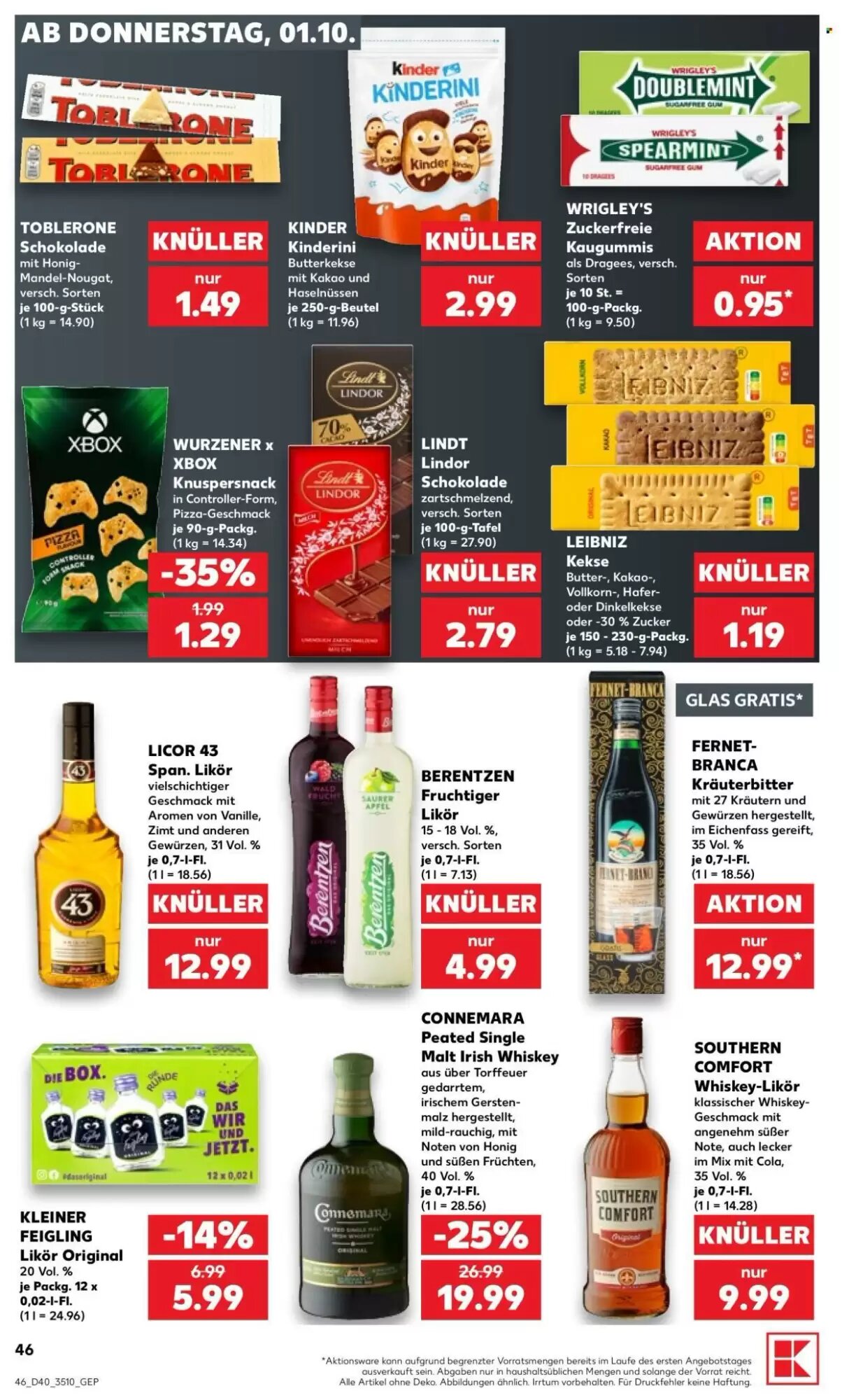 Kaufland Prospekt (ab 01.10.2026) zum Blättern - Seite 46