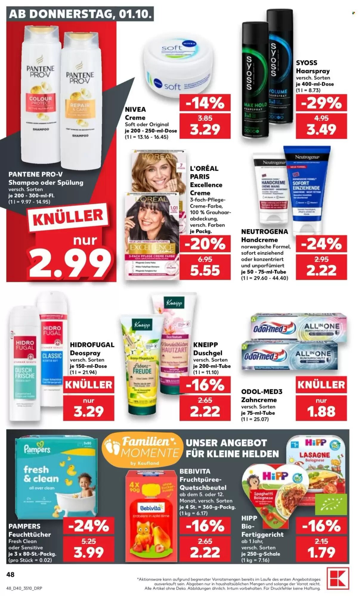 Kaufland Prospekt (ab 01.10.2026) zum Blättern - Seite 48