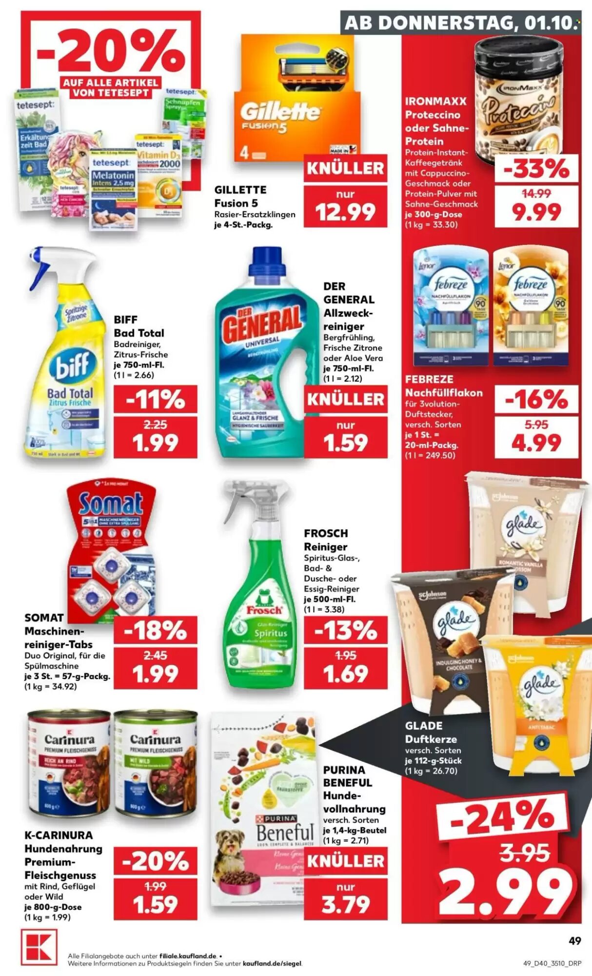 Kaufland Prospekt (ab 01.10.2026) zum Blättern - Seite 49