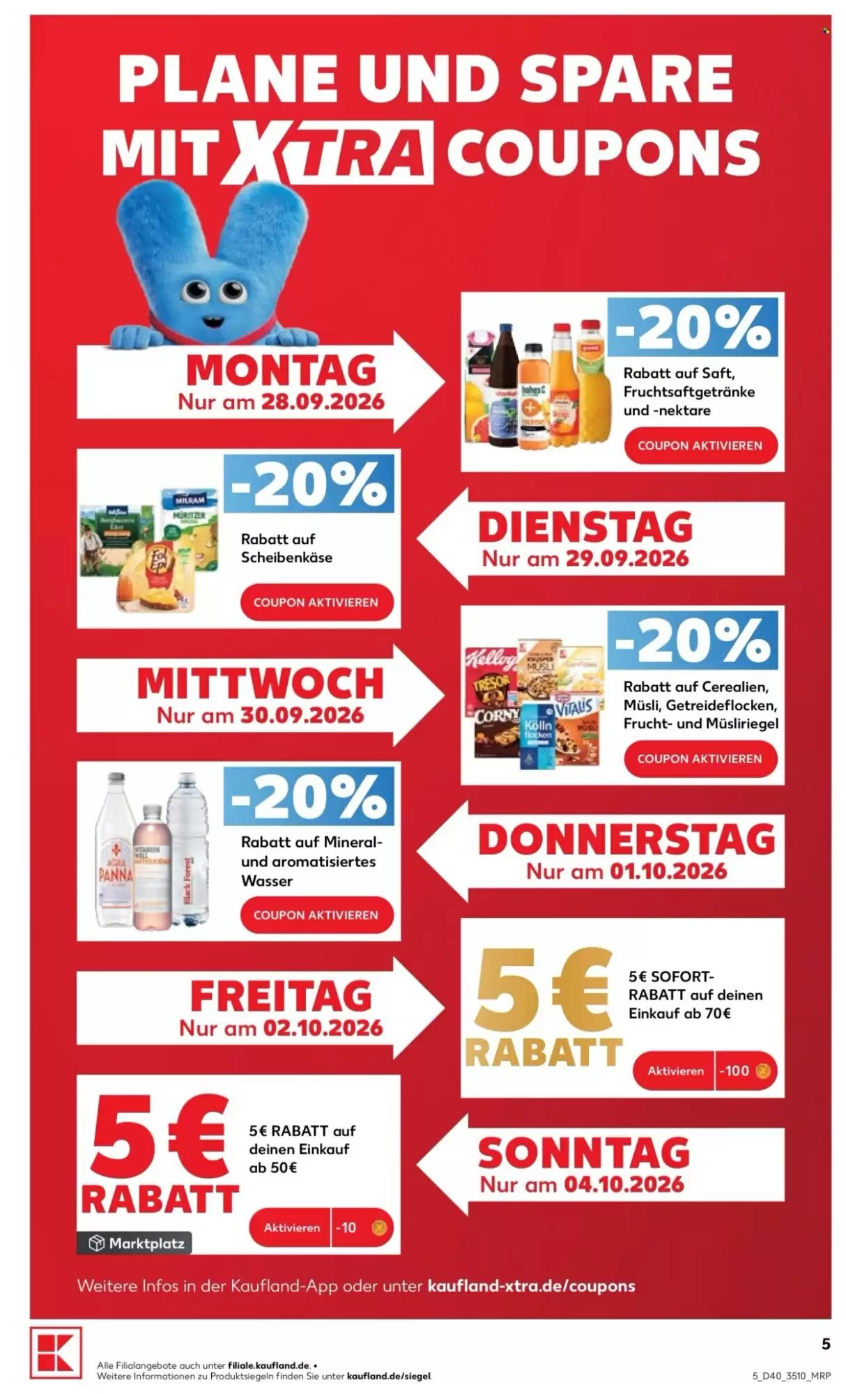 Kaufland Prospekt (ab 01.10.2026) zum Blättern - Seite 5