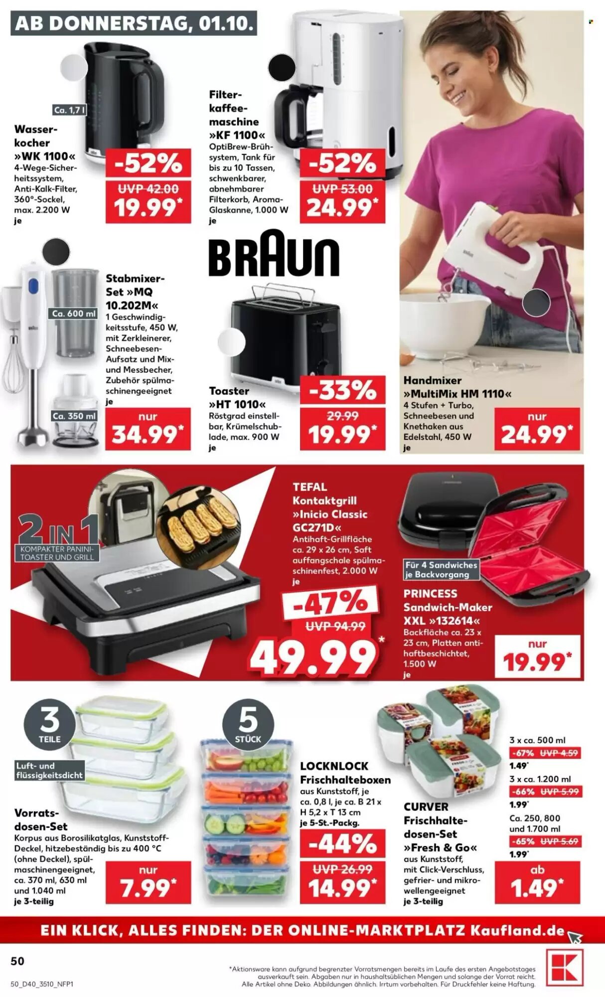 Kaufland Prospekt (ab 01.10.2026) zum Blättern - Seite 50