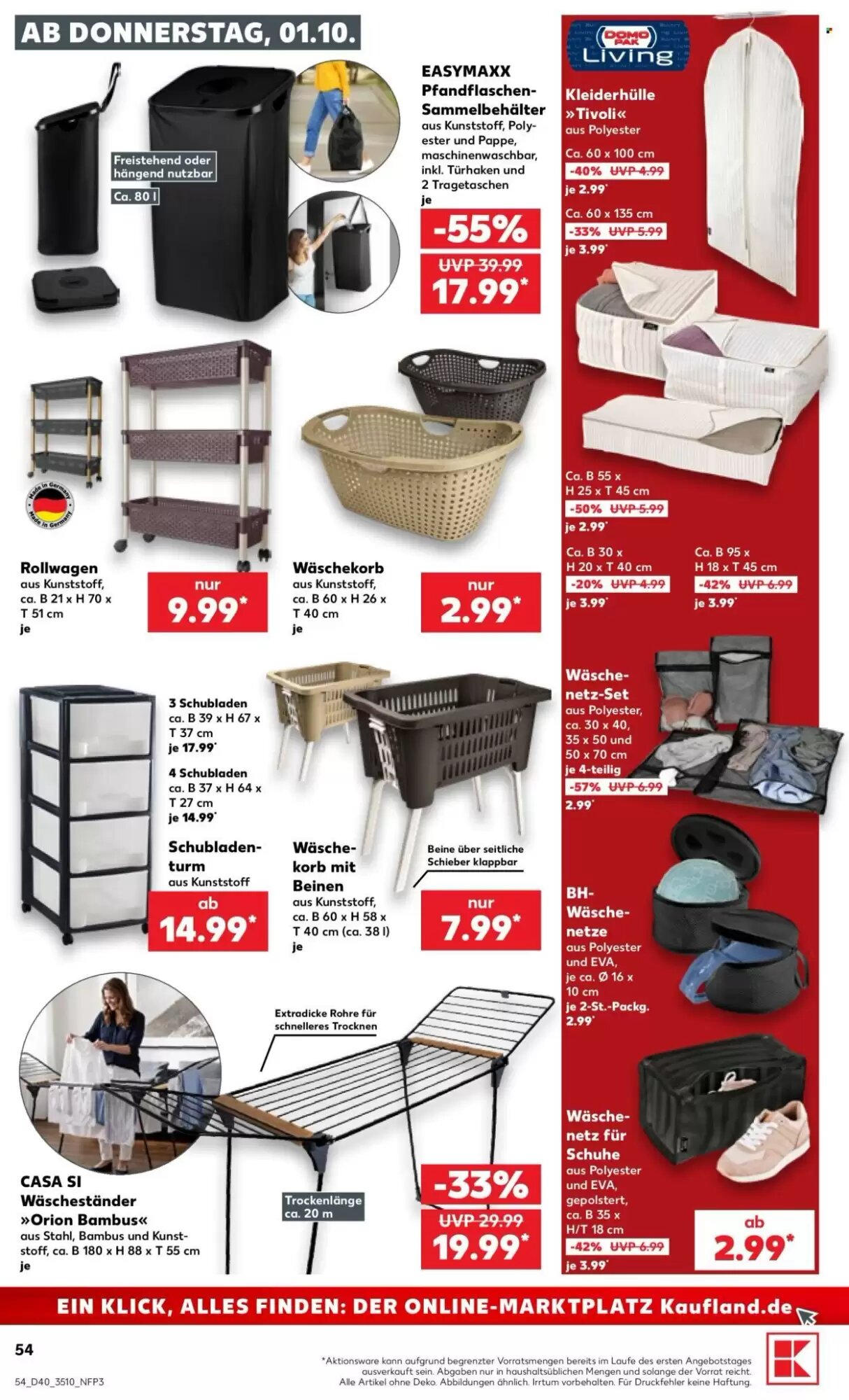 Kaufland Prospekt (ab 01.10.2026) zum Blättern - Seite 54