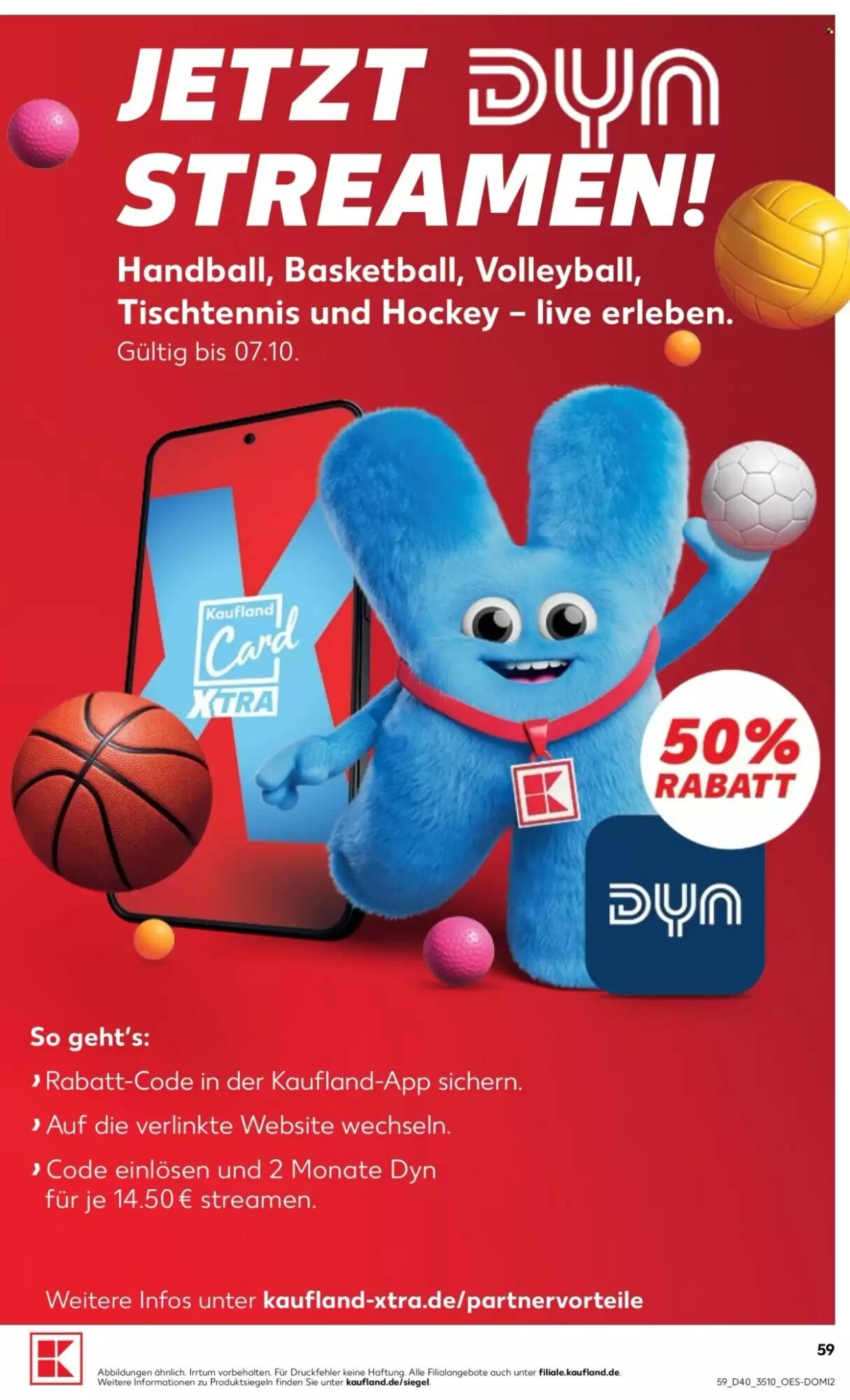 Kaufland Prospekt (ab 01.10.2026) zum Blättern - Seite 59
