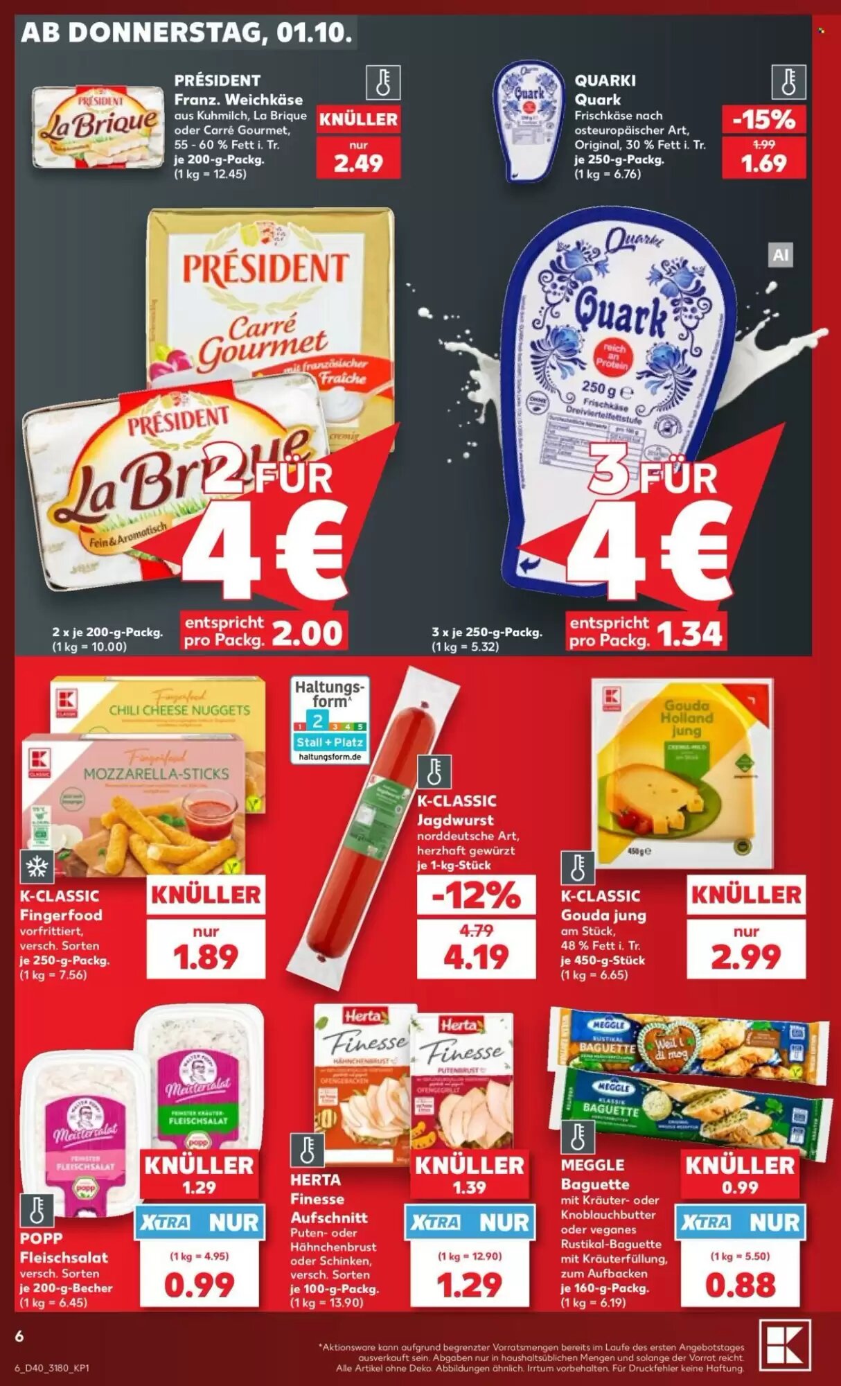 Kaufland Prospekt (ab 01.10.2026) zum Blättern - Seite 6