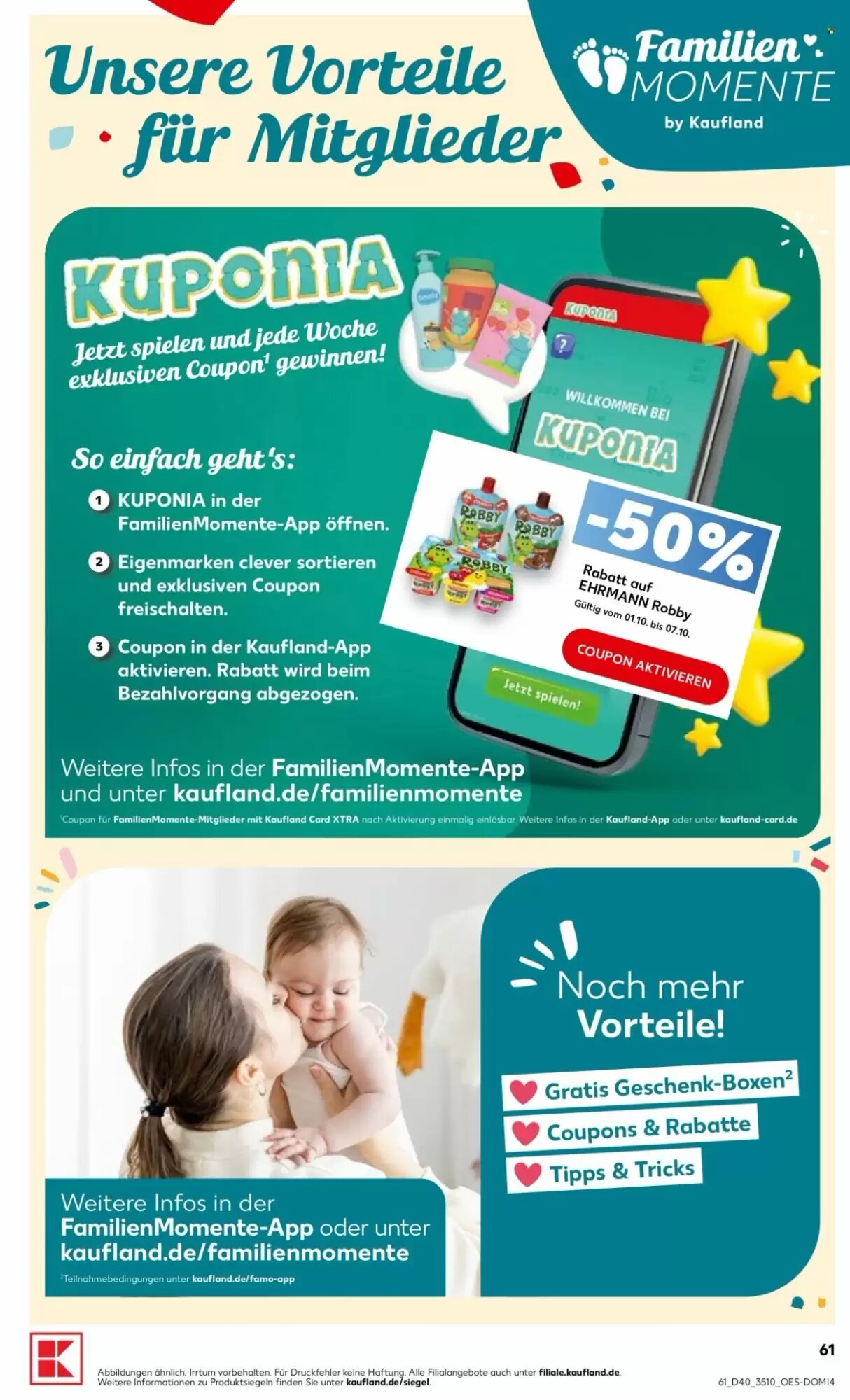 Kaufland Prospekt (ab 01.10.2026) zum Blättern - Seite 61