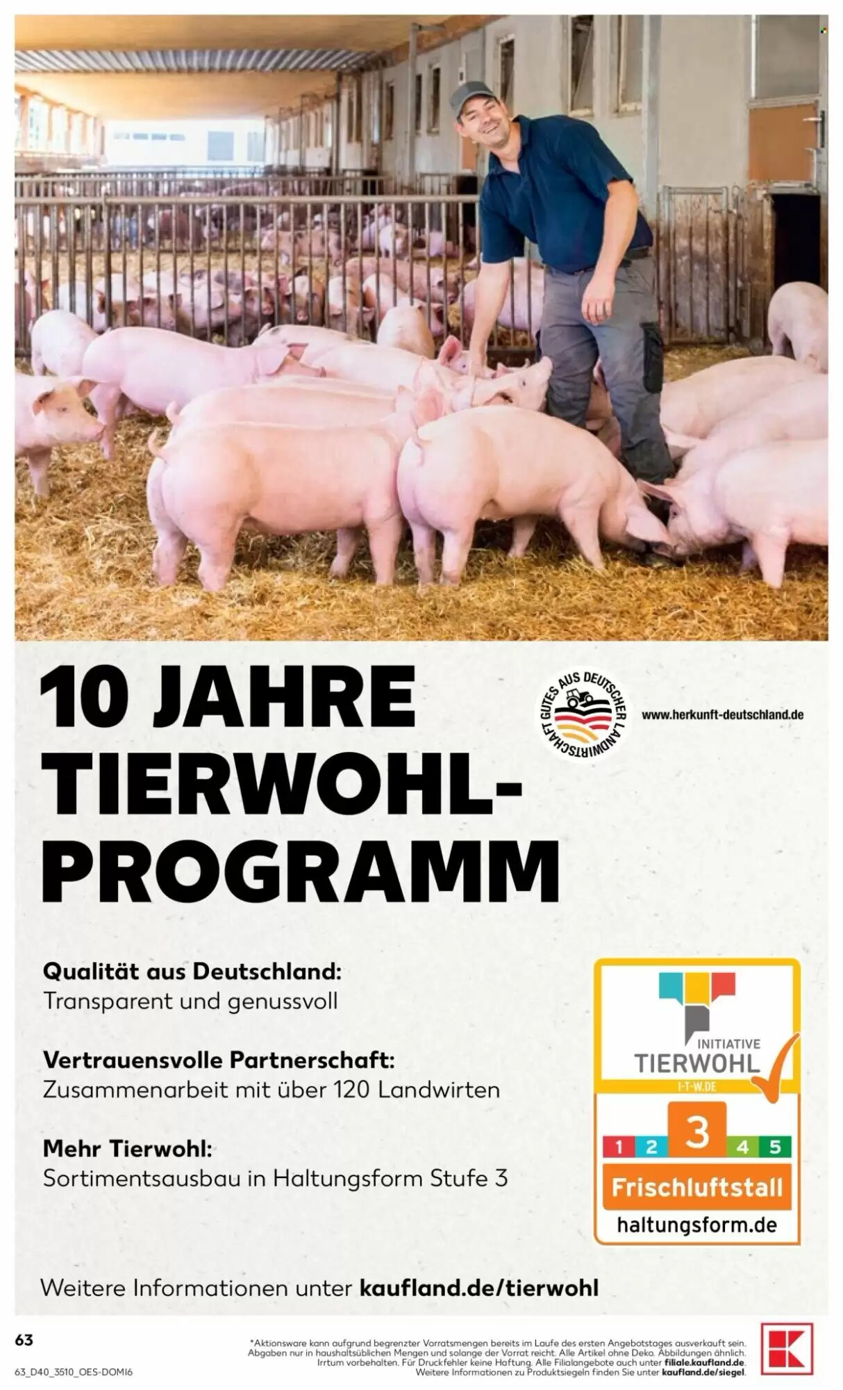Kaufland Prospekt (ab 01.10.2026) zum Blättern - Seite 63