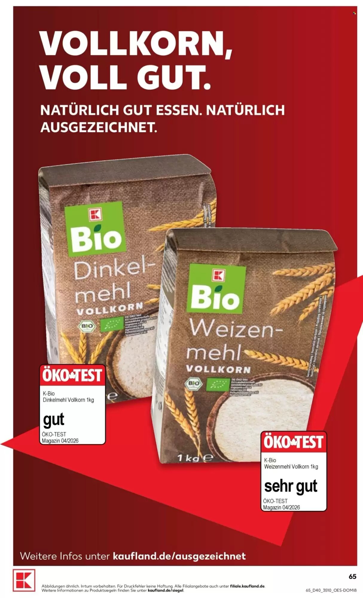 Kaufland Prospekt (ab 01.10.2026) zum Blättern - Seite 65