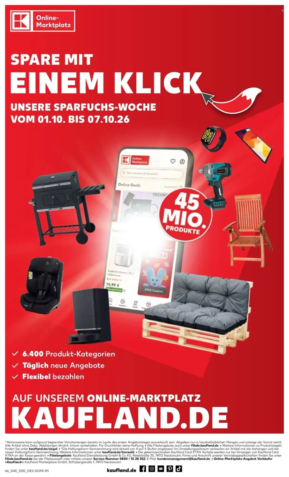 Kaufland Prospekt (ab 01.10.2026) zum Blättern - Seite 66