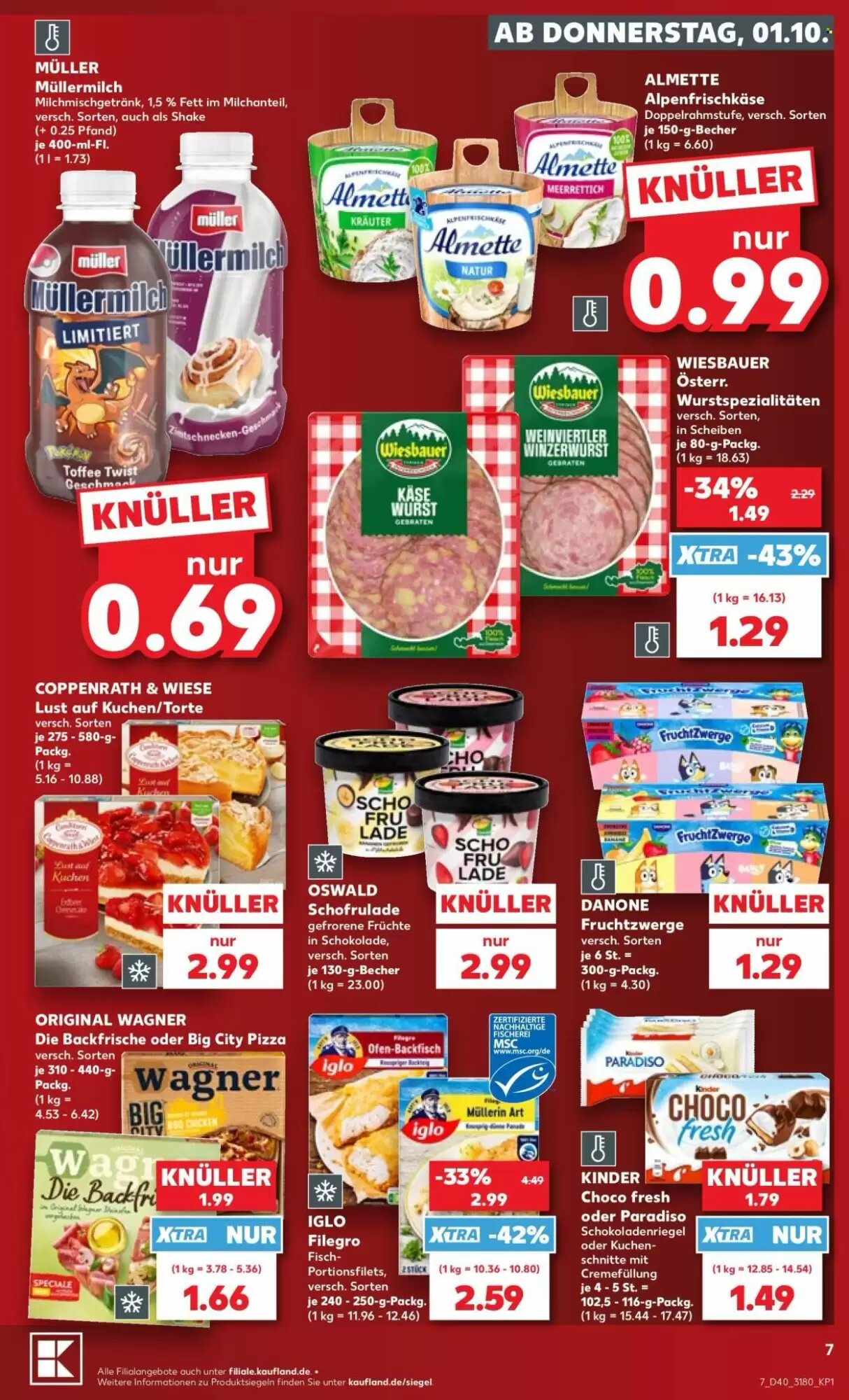 Kaufland Prospekt (ab 01.10.2026) zum Blättern - Seite 7