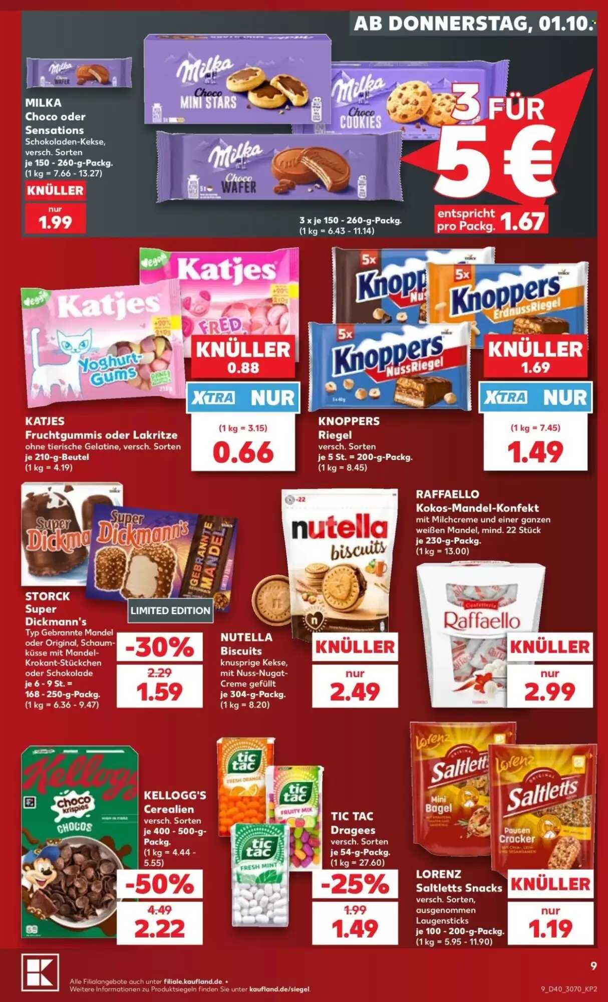 Kaufland Prospekt (ab 01.10.2026) zum Blättern - Seite 9