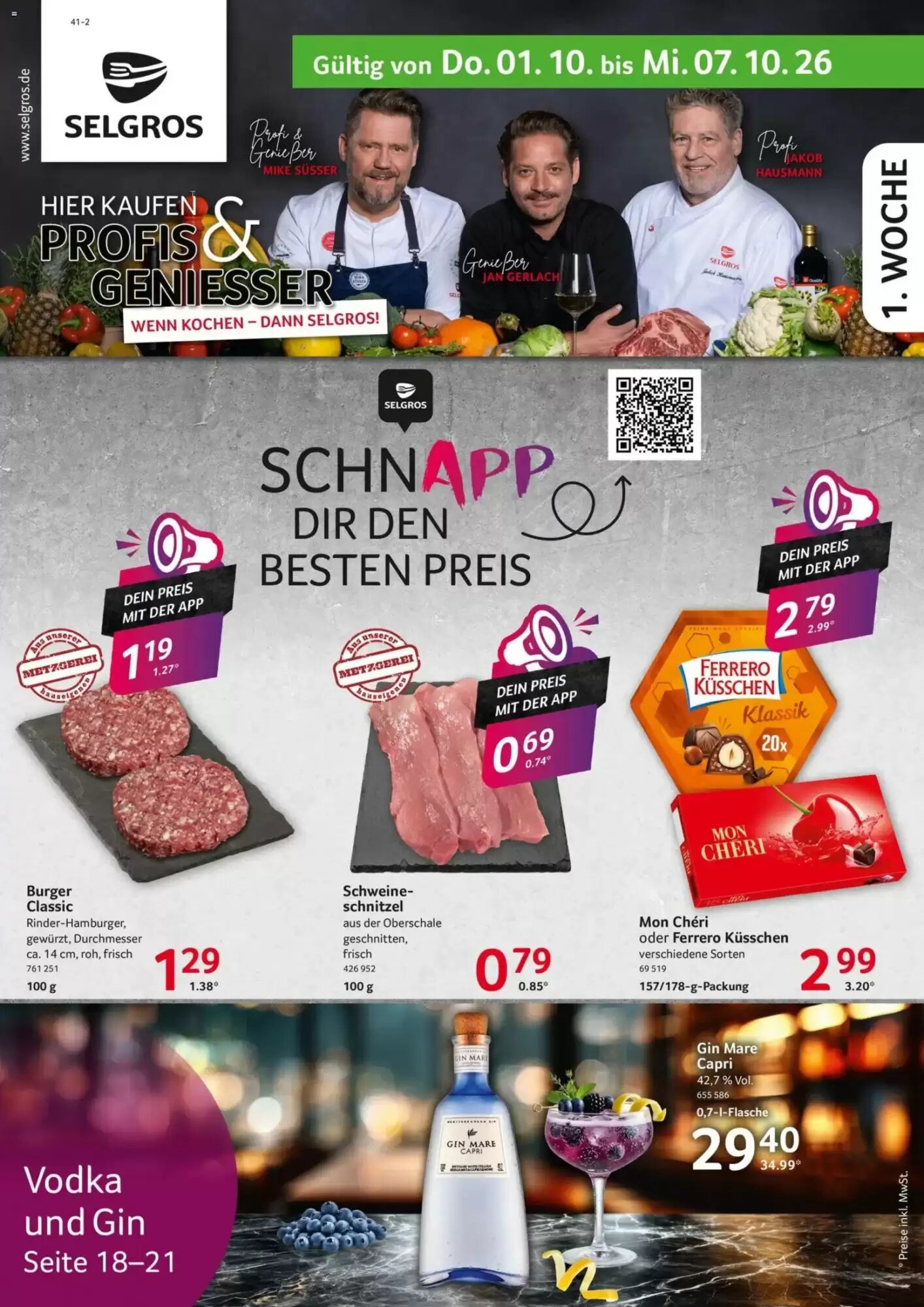 Selgros Prospekt (ab 01.10.2026) zum Blättern - Seite 1