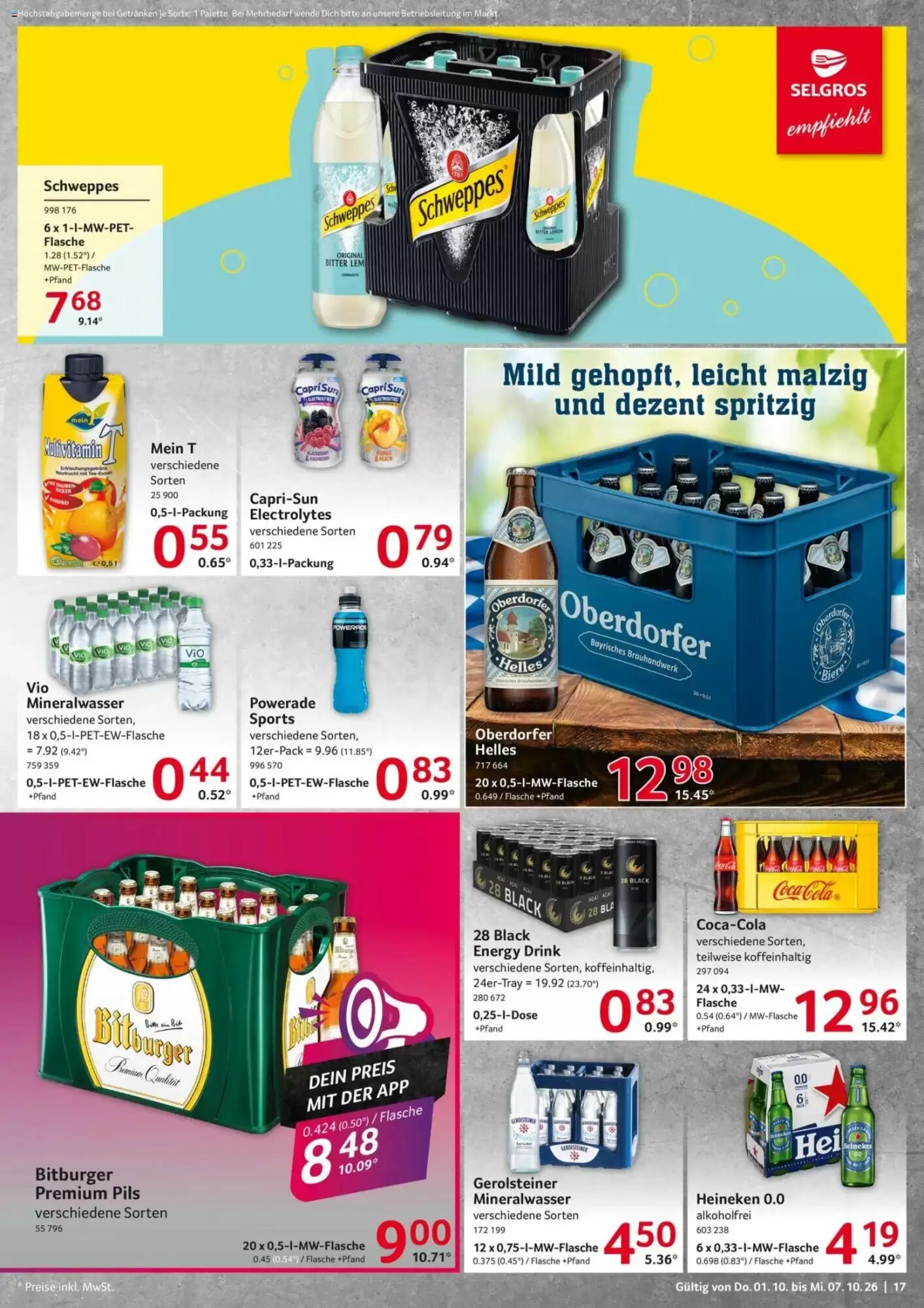 Selgros Prospekt (ab 01.10.2026) zum Blättern - Seite 17