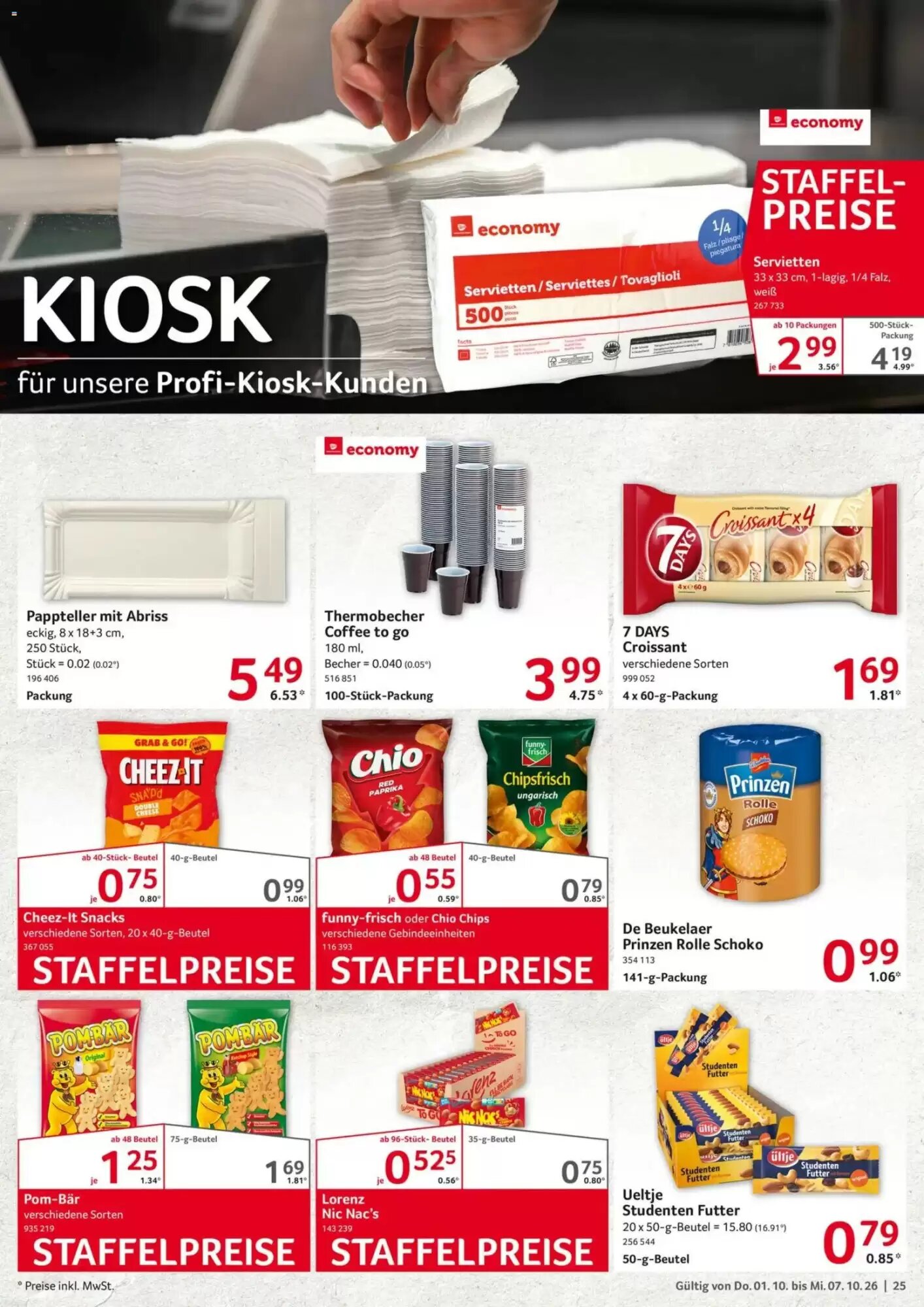 Selgros Prospekt (ab 01.10.2026) zum Blättern - Seite 25